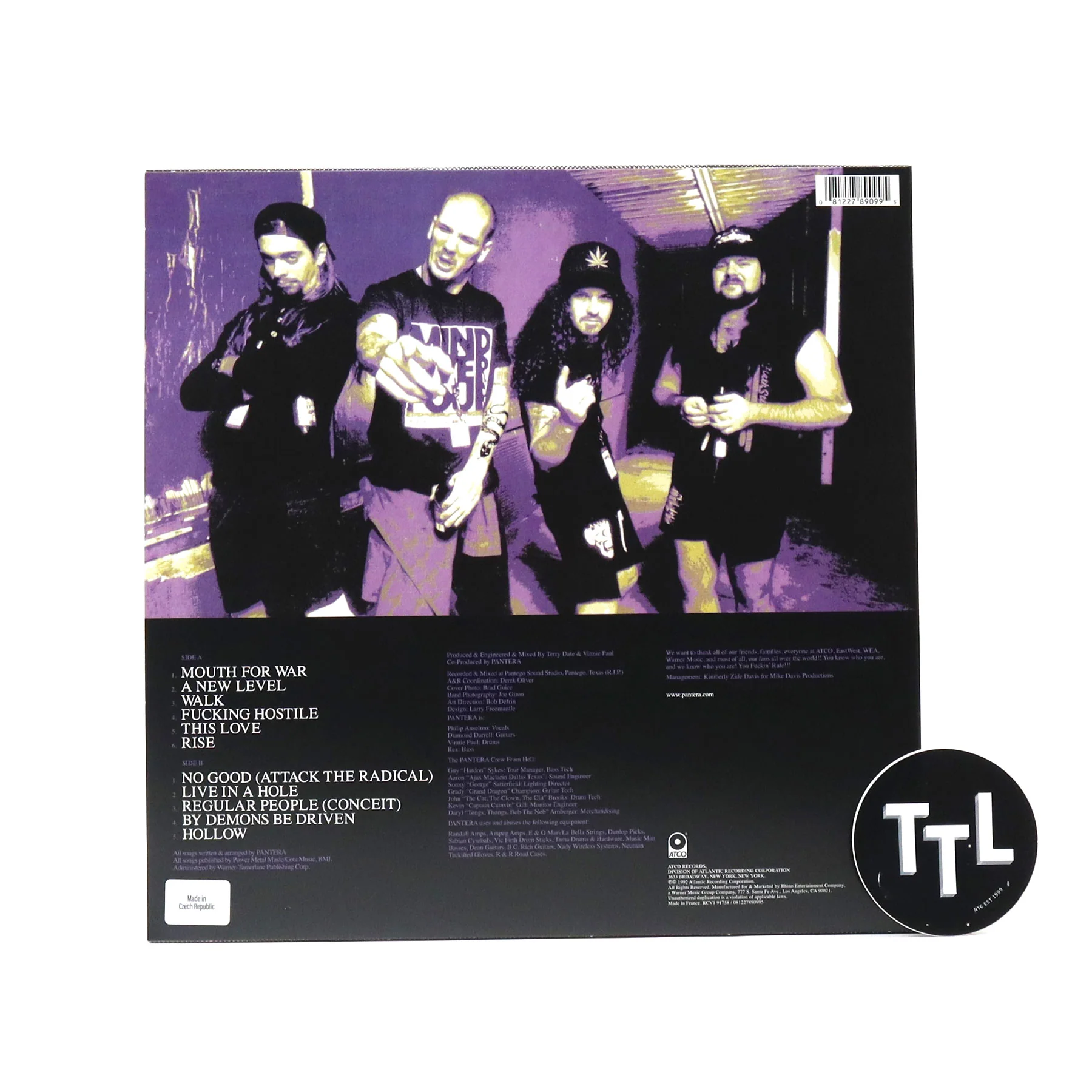 Pantera: Vulgar Display Of Power (Colored Vinyl) Vinyl LP - Image 3