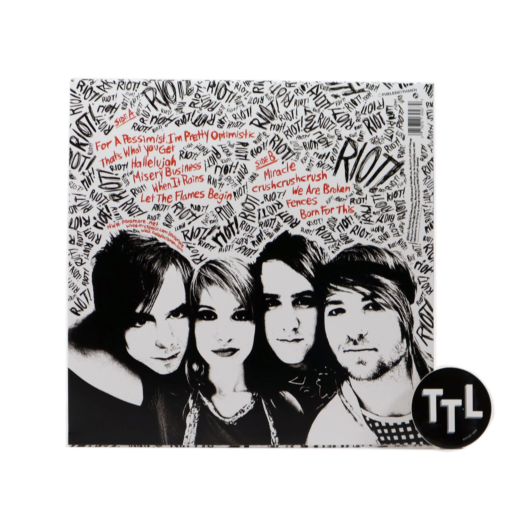 Paramore: Riot! (Colored Vinyl) Vinyl LP - Image 3
