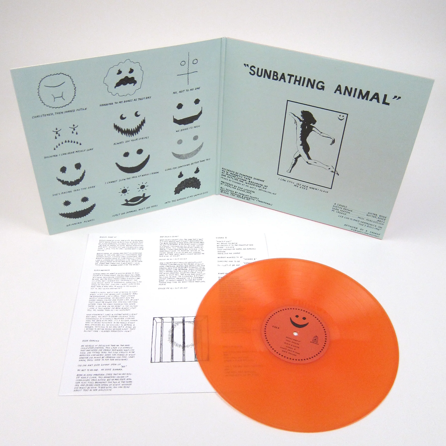Parquet Courts: Sunbathing Animal (Orange Colored Vinyl) Vinyl LP - Image 2