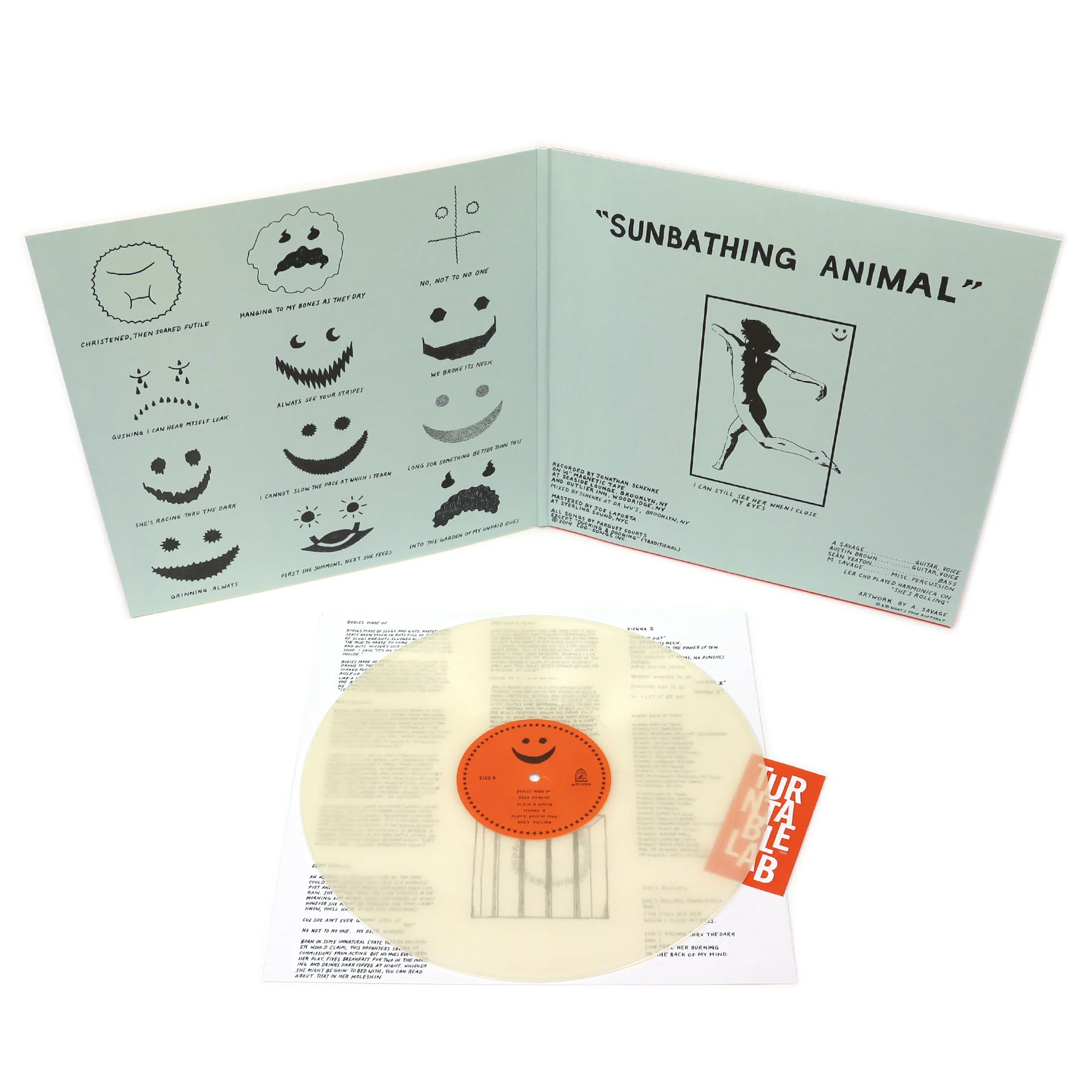 Parquet Courts: Sunbathing Animal (Glow In The Dark Colored Vinyl) Vinyl LP - Image 2