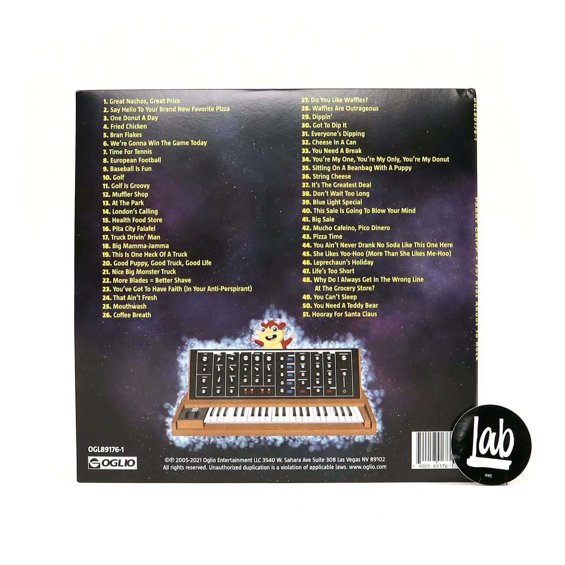Parry Gripp: For Kids About To Rock (Colored Vinyl) Vinyl LP - Image 3
