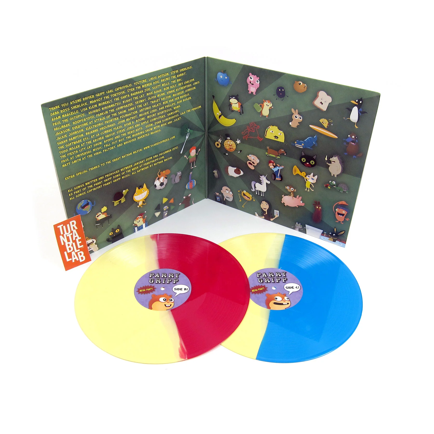 Parry Gripp: Mega Party (Colored Vinyl) Vinyl 2LP - Image 2