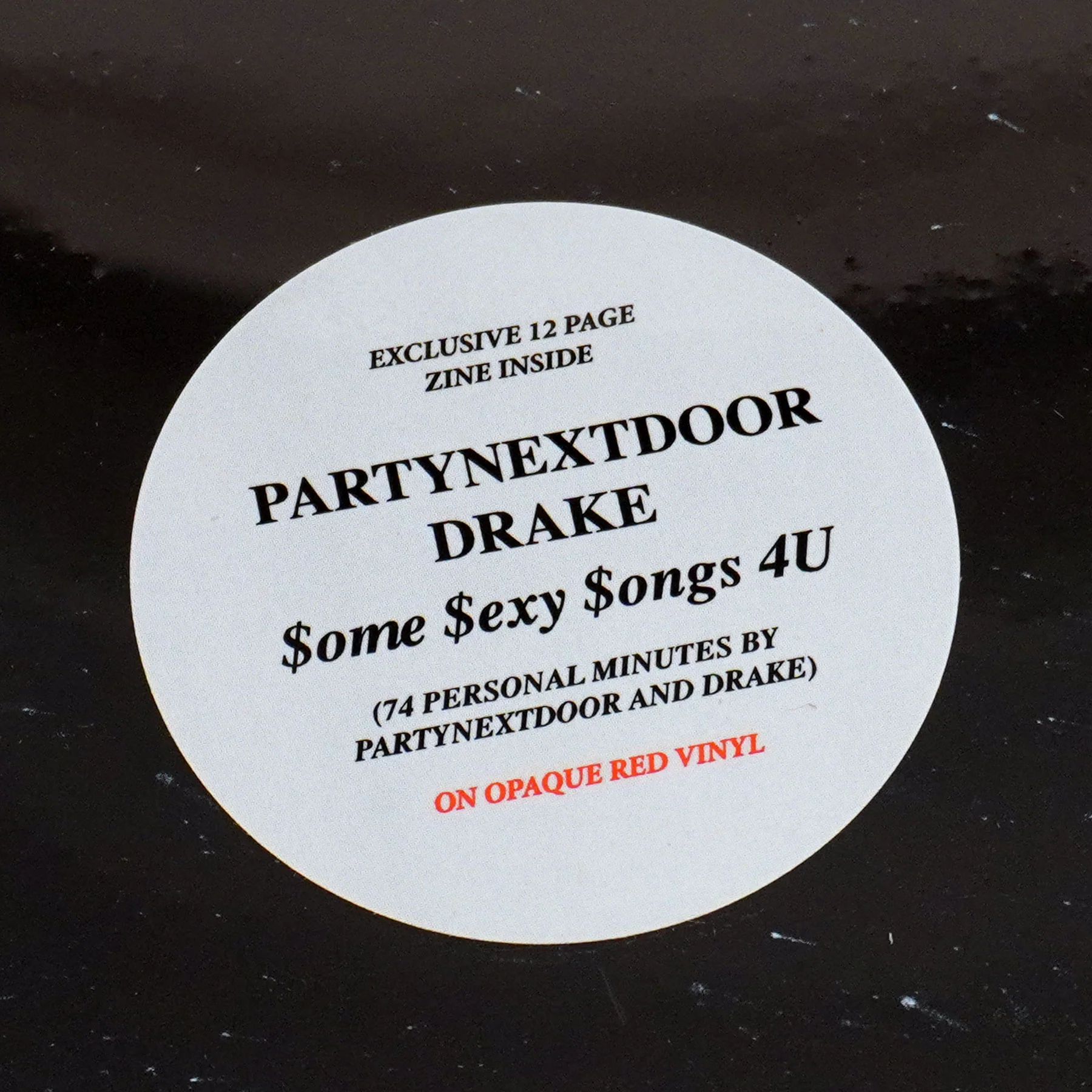 PARTYNEXTDOOR & Drake: $ome $exy $ongs 4 U (Colored Vinyl) Vinyl 2LP - Image 4