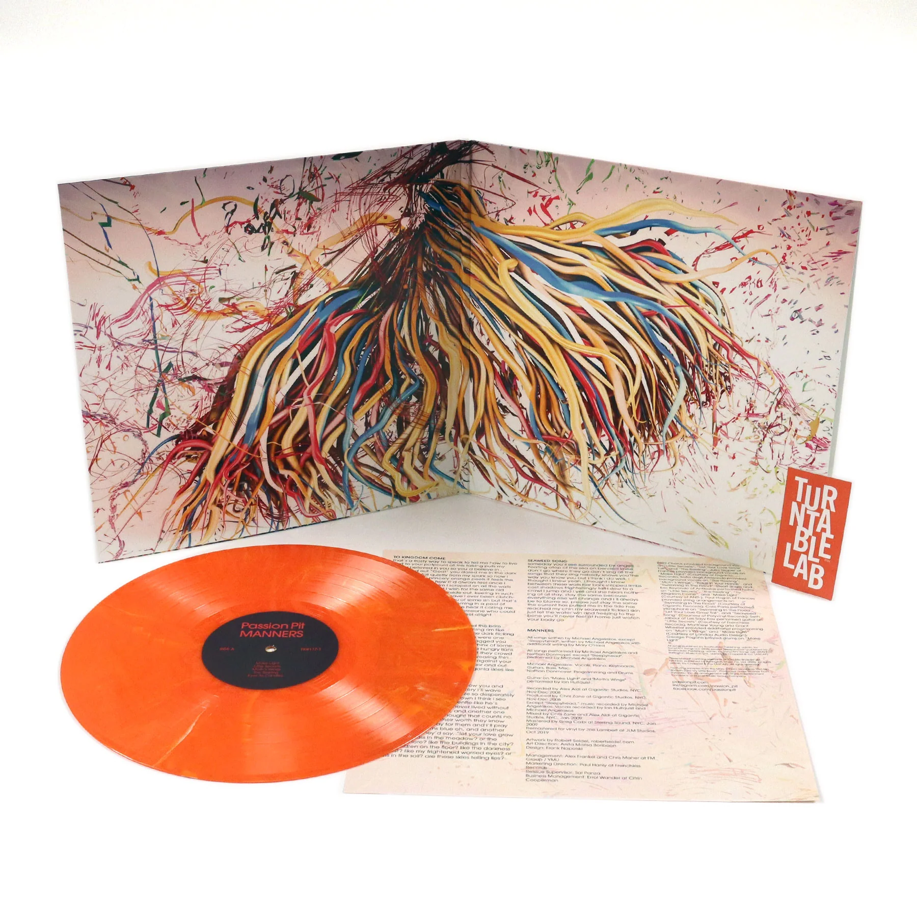 Passion Pit: Manners - 15th Anniversary Edition (Indie Exclusive Orange Colored Vinyl) Vinyl LP - Image 2