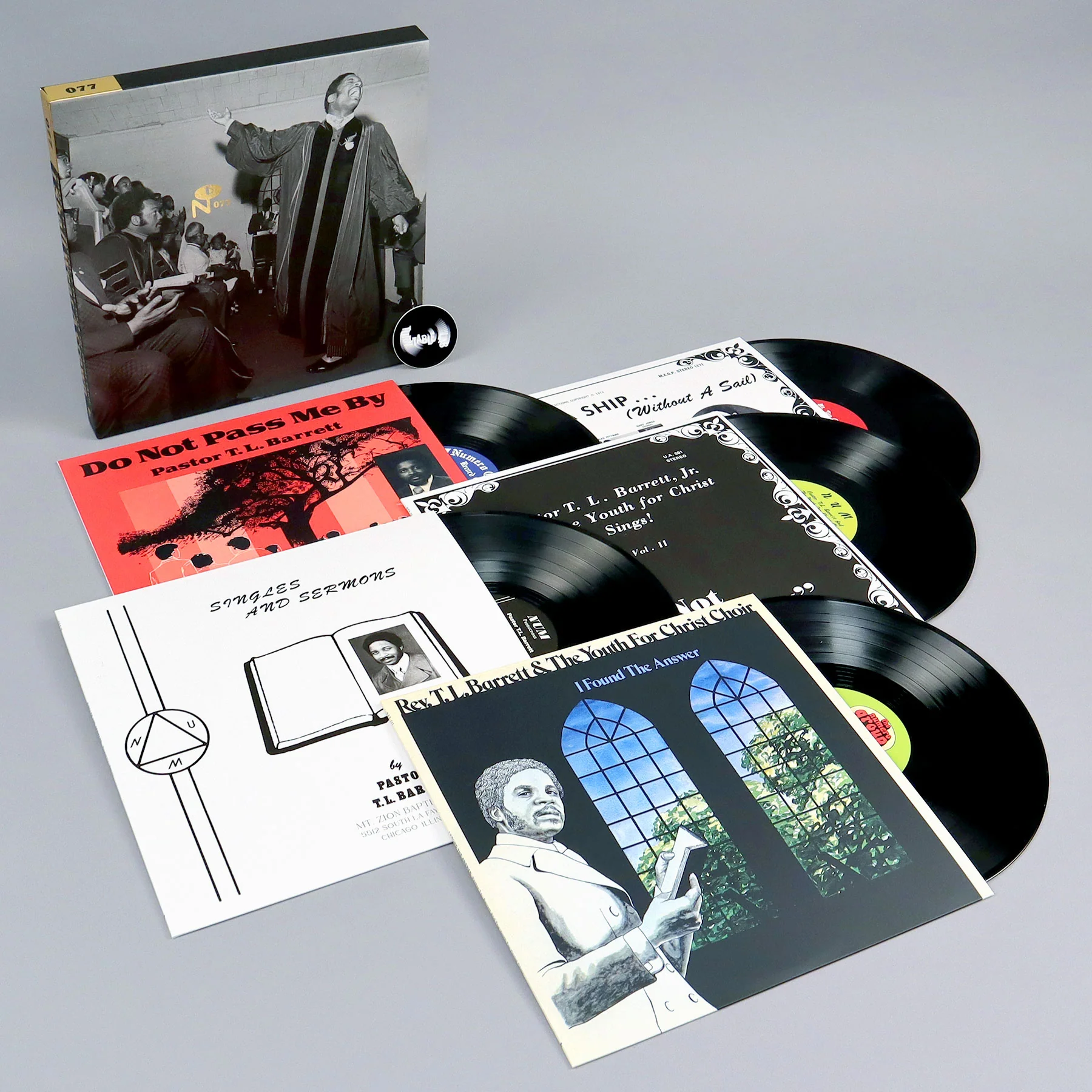 Pastor T.L. Barrett And The Youth For Christ Choir: I Shall Wear A Crown Vinyl 5LP Boxset - Image 4