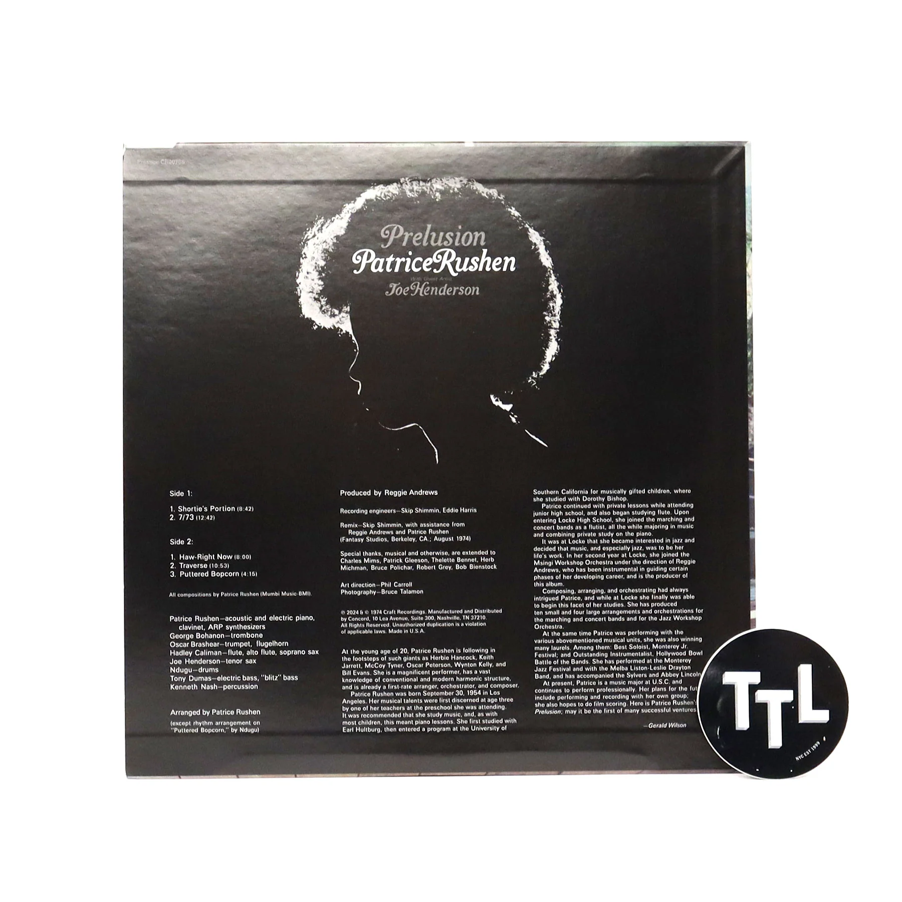 Patrice Rushen: Prelusion (180g, Jazz Dispensary Top Shelf) Vinyl LP - Image 2