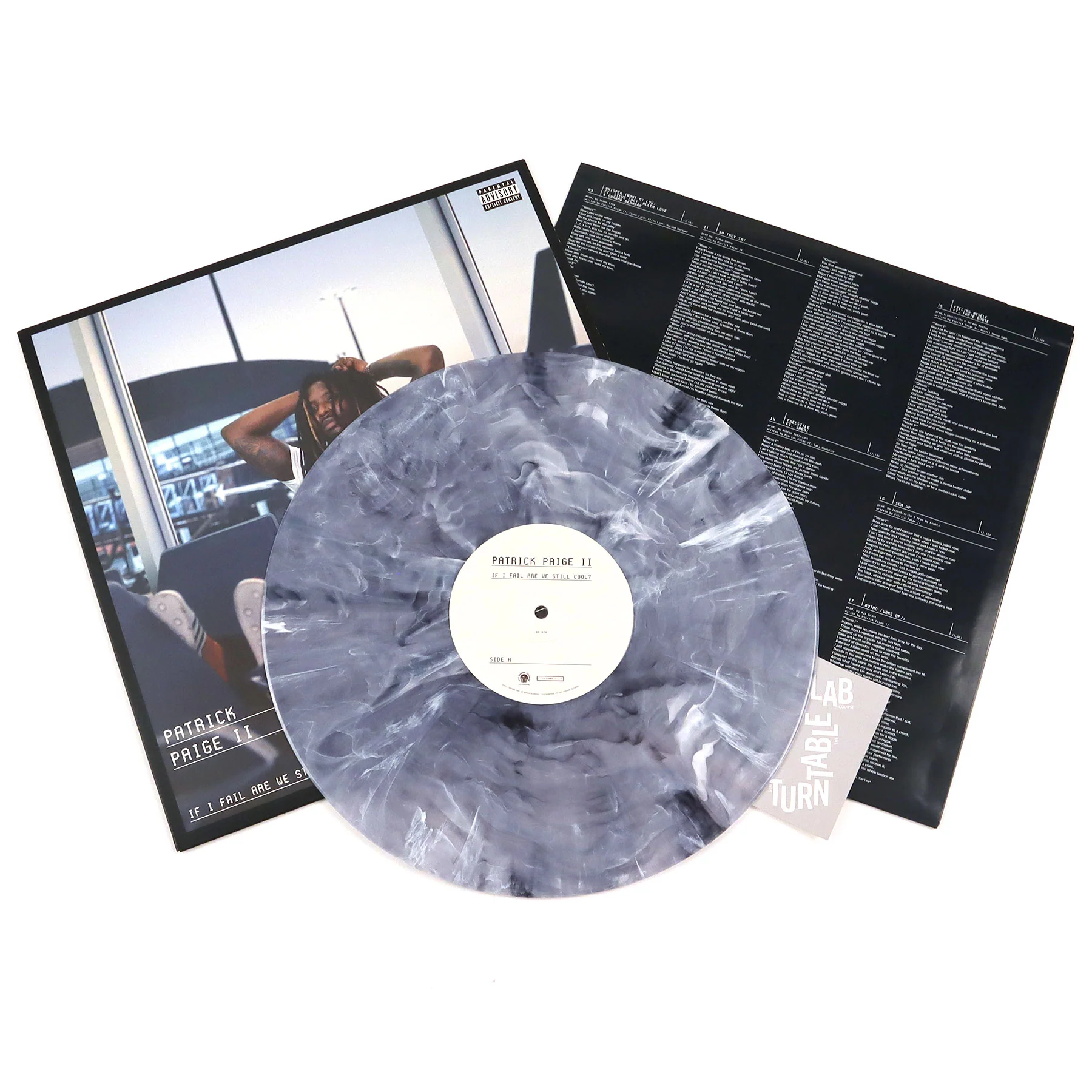 Patrick Paige II: If I Fail Are We Still Cool? (Indie Exclusive Colored Vinyl) Vinyl LP - Autographed - Image 2