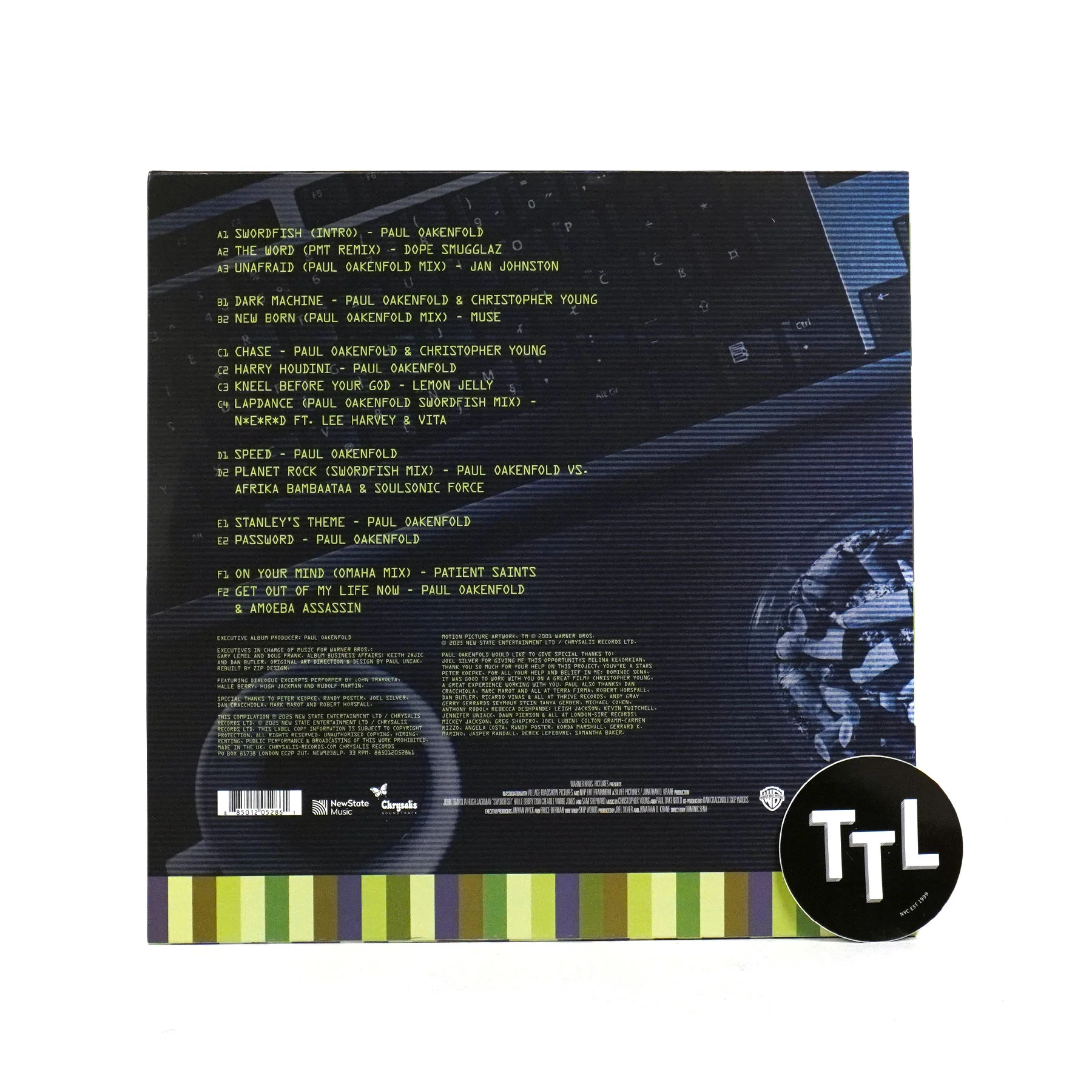 Paul Oakenfold: Swordfish - The Album (Colored Vinyl) Vinyl 3LP - Image 3