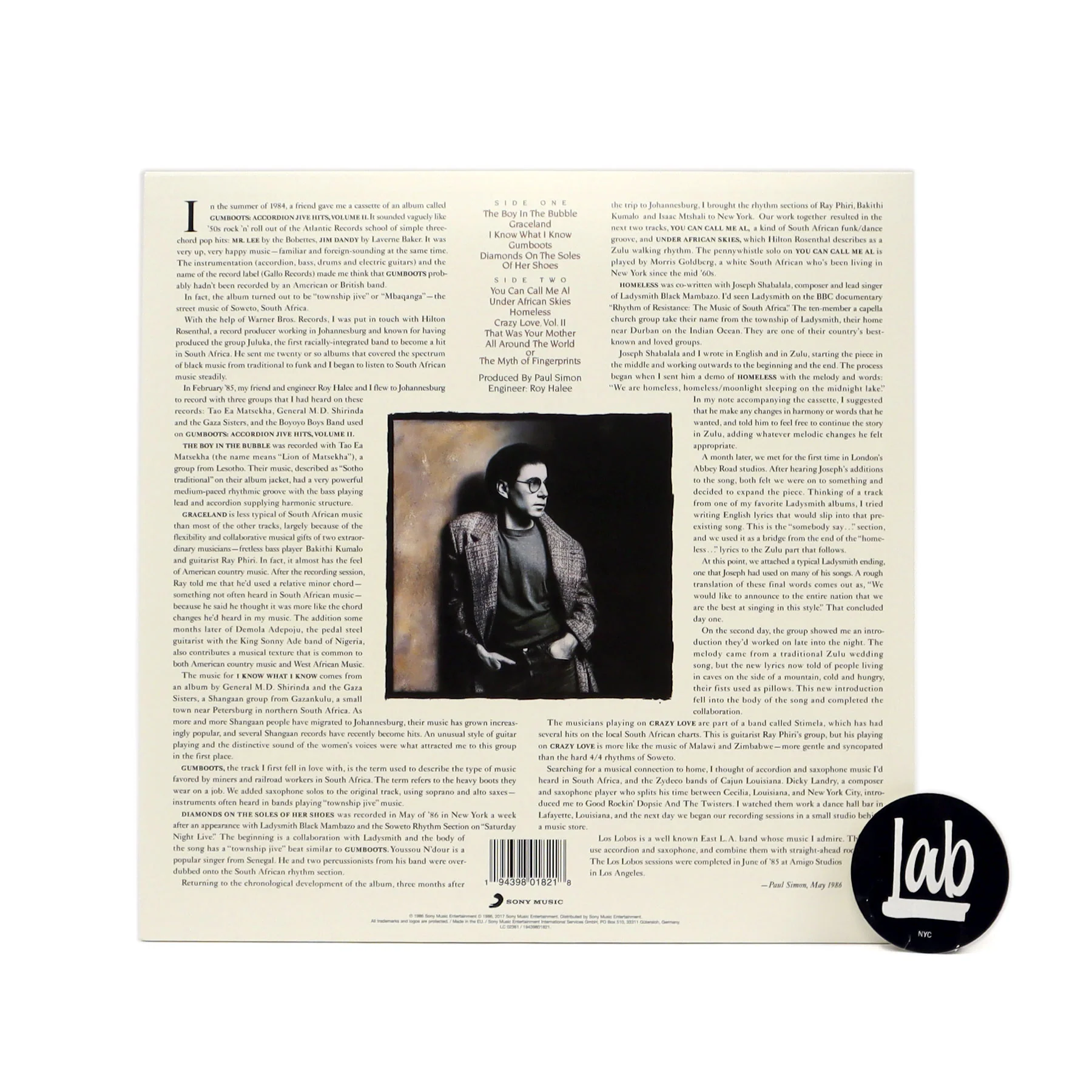 Paul Simon: Graceland (Import, Colored Vinyl) Vinyl LP - Image 3