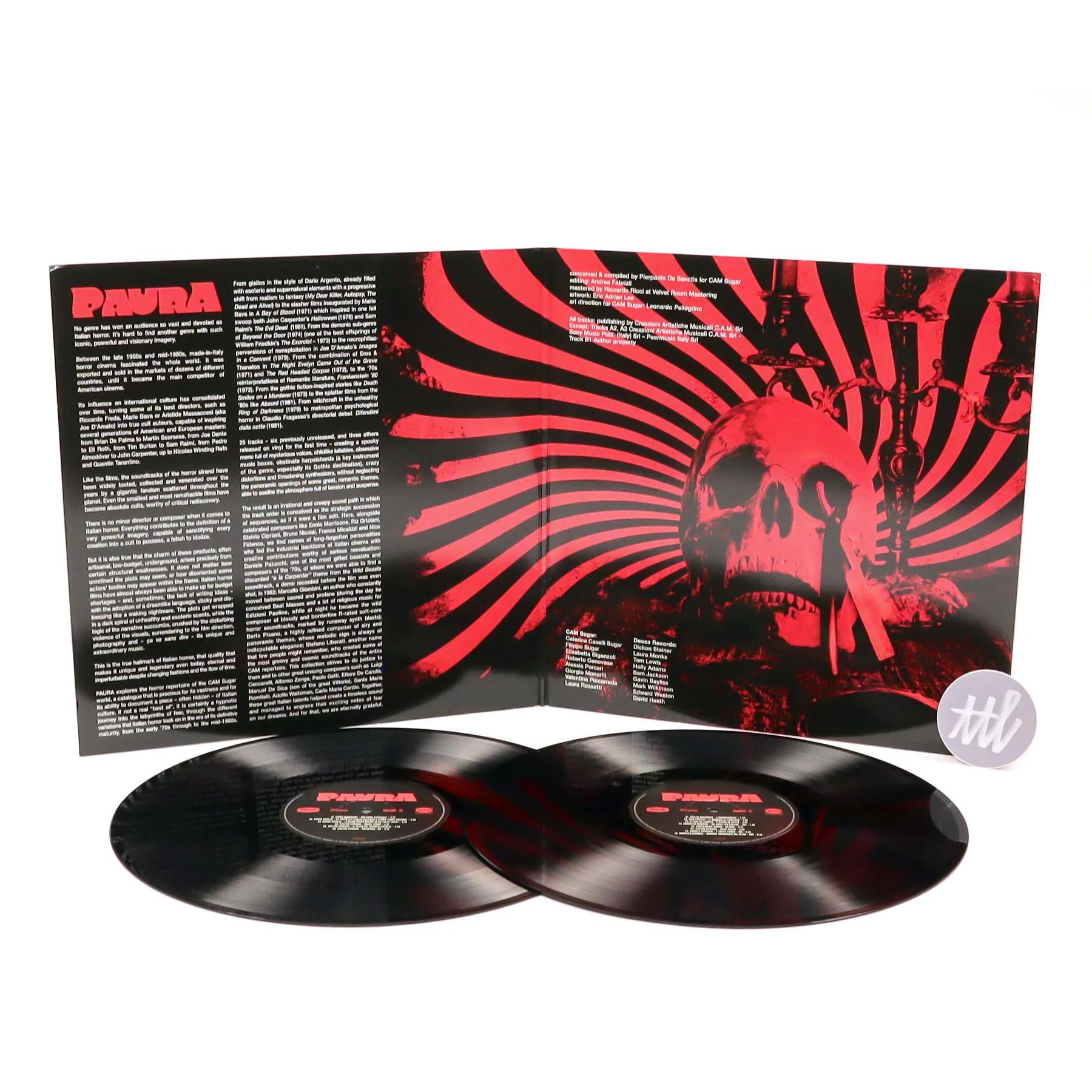 CAM Sugar: Paura - A Collection Of Italian Horror Sounds Vinyl 2LP - Image 2