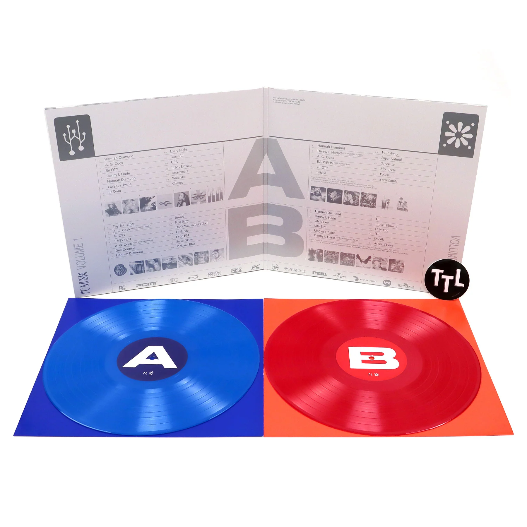 PC Music: PC Music Vol.1&2 (Colored Vinyl) Vinyl 2LP - Image 2