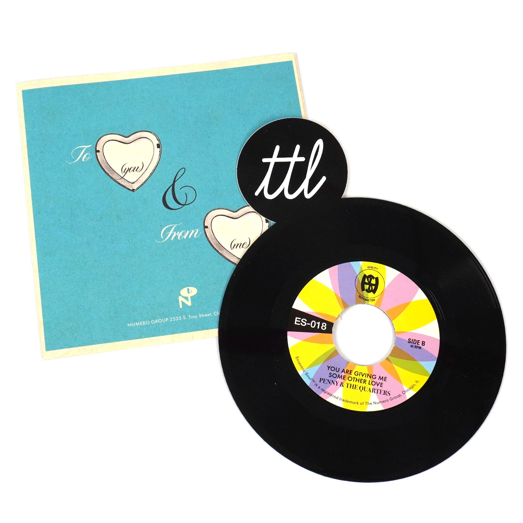 Penny & The Quarters: You And Me Vinyl 7" - Image 2