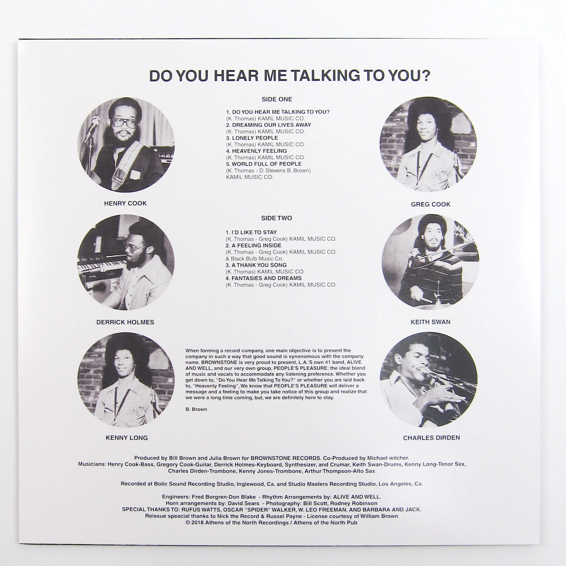 People's Pleasure With Alive And Well: Do You Hear Me Talking To You? Vinyl LP - Image 2