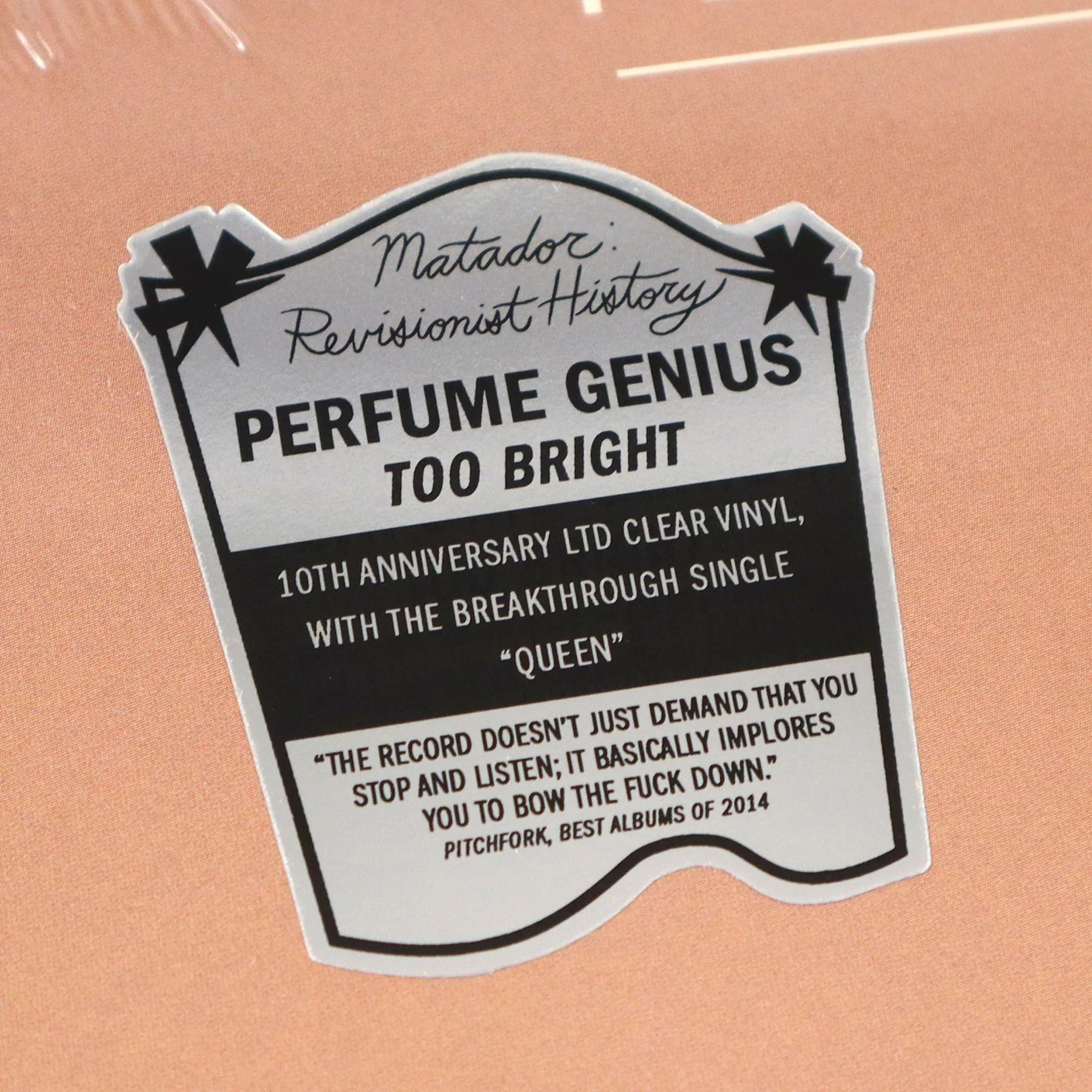 Perfume Genius: Too Bright (Colored Vinyl) Vinyl LP - Image 4