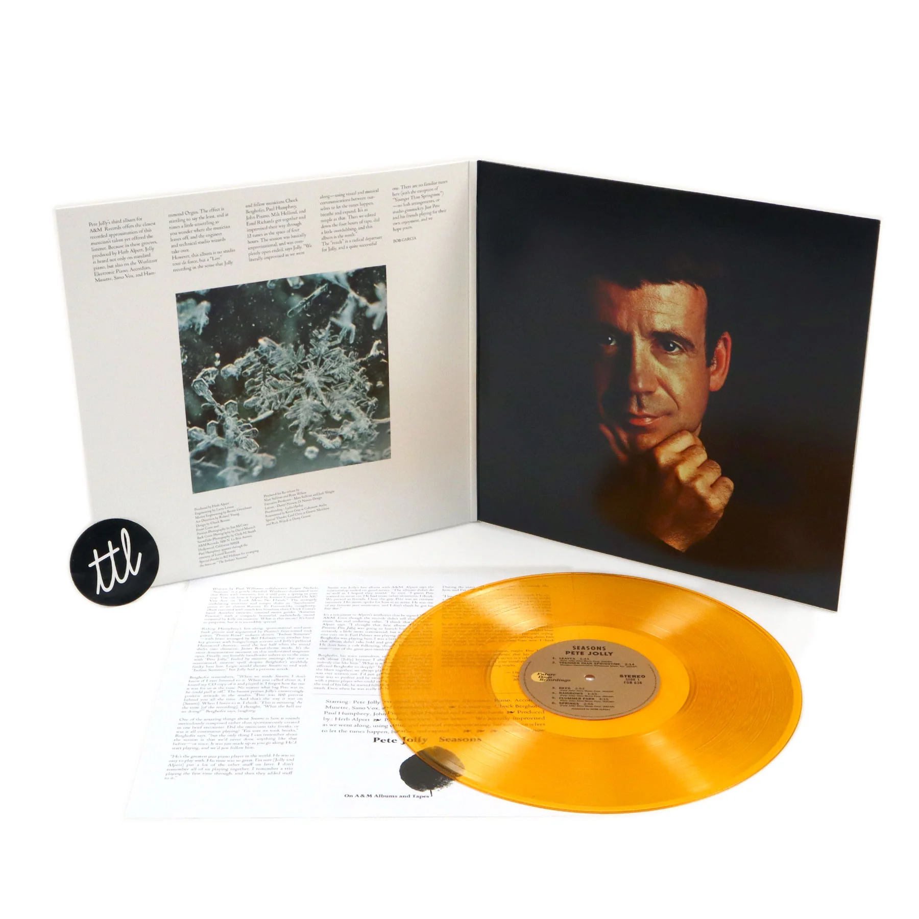 Pete Jolly: Seasons (Amber Colored Vinyl) Vinyl LP - Image 2