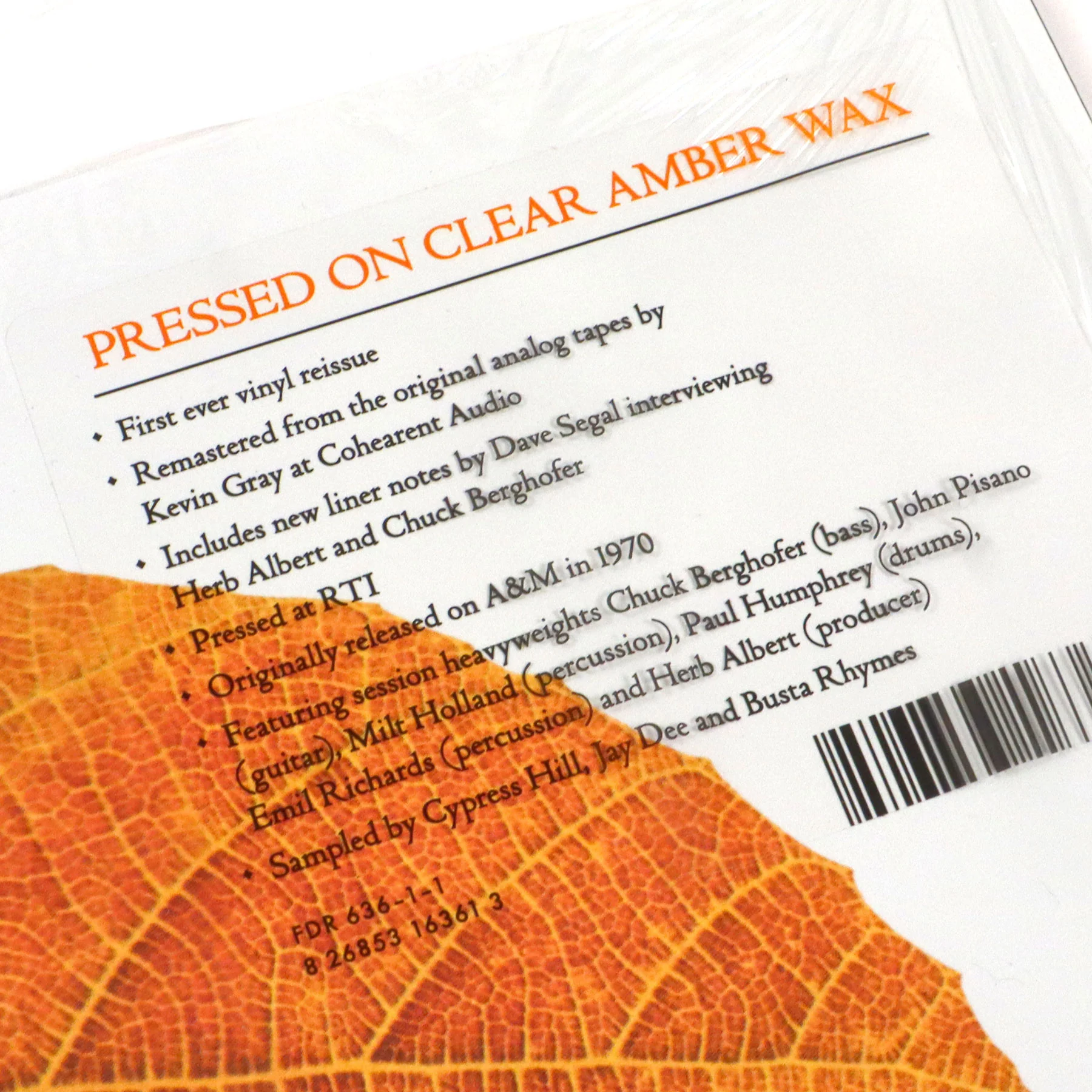 Pete Jolly: Seasons (Amber Colored Vinyl) Vinyl LP - Image 4