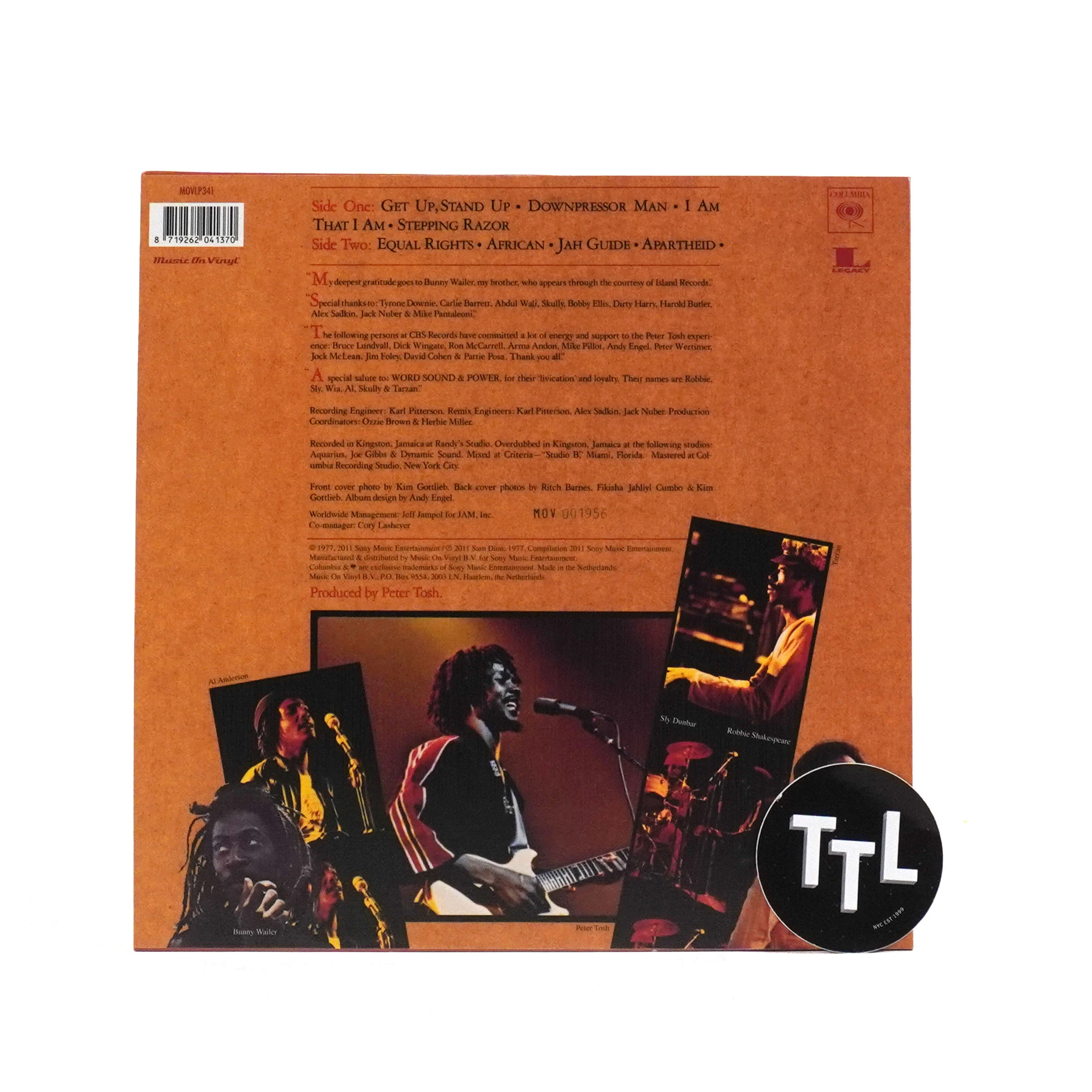 Peter Tosh: Equal Rights (180g, Colored Vinyl) Vinyl 2LP - Image 3