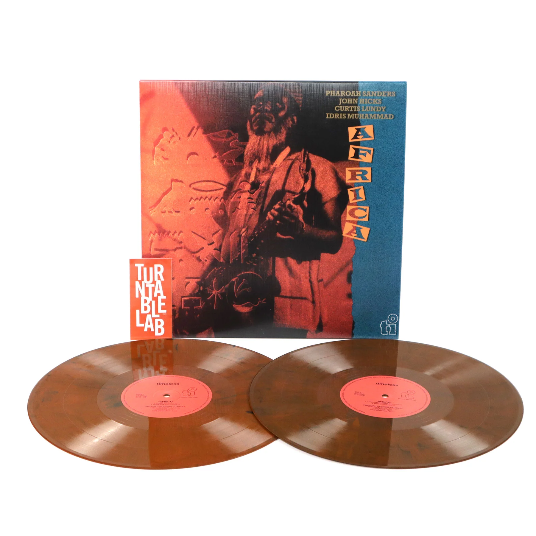 Pharoah Sanders: Africa (Music On Vinyl 180g, Orange & Black Colored Vinyl) Vinyl 2LP - Image 2