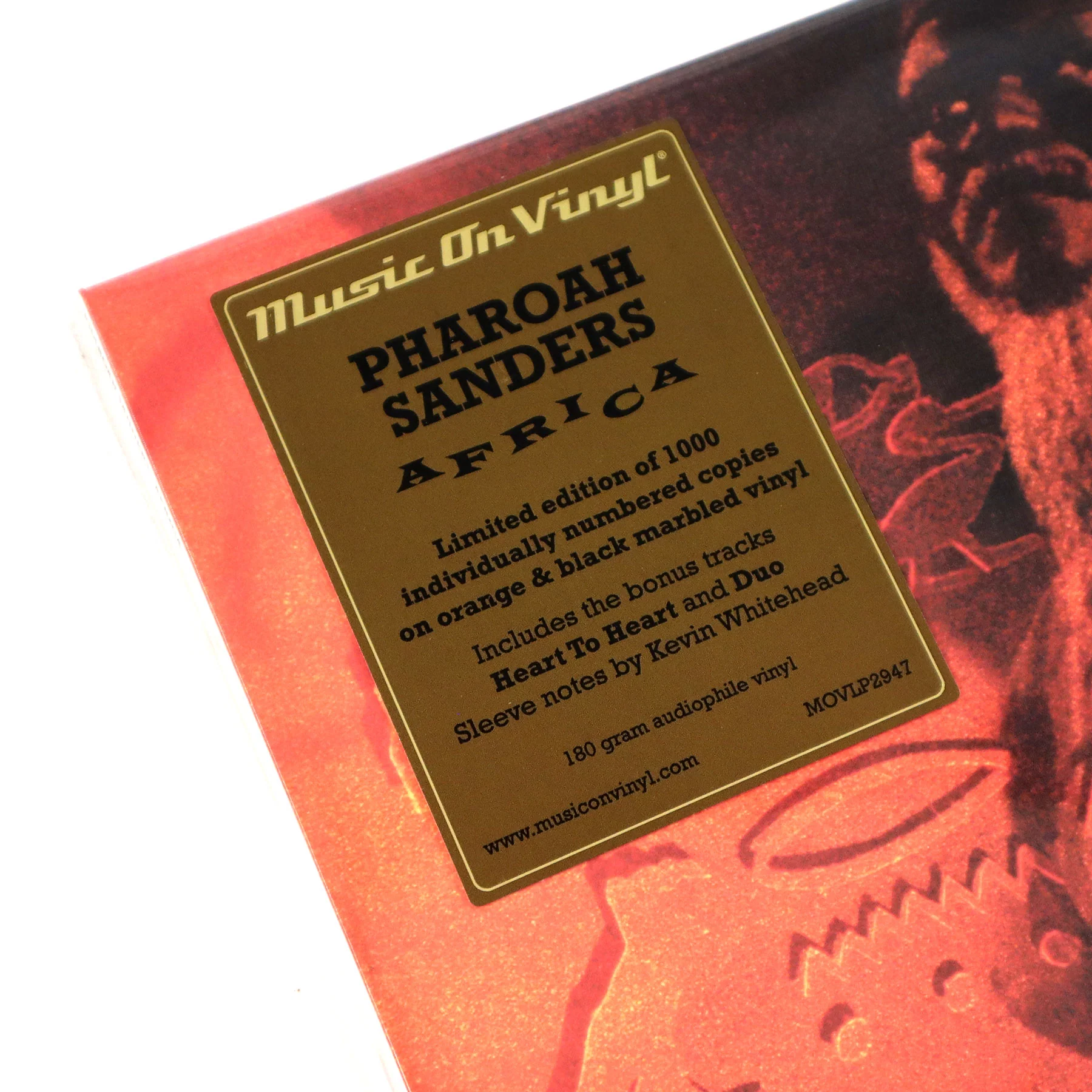 Pharoah Sanders: Africa (Music On Vinyl 180g, Orange & Black Colored Vinyl) Vinyl 2LP - Image 5