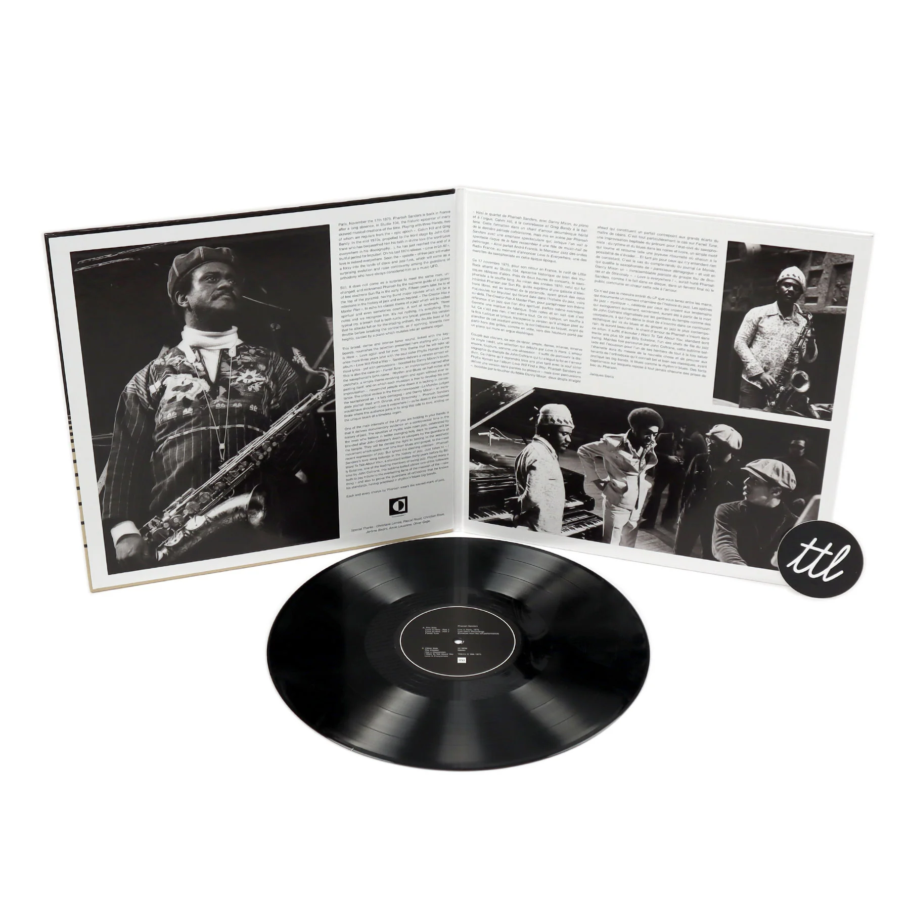 Pharoah Sanders: Live In Paris 1975 Vinyl LP - Image 2