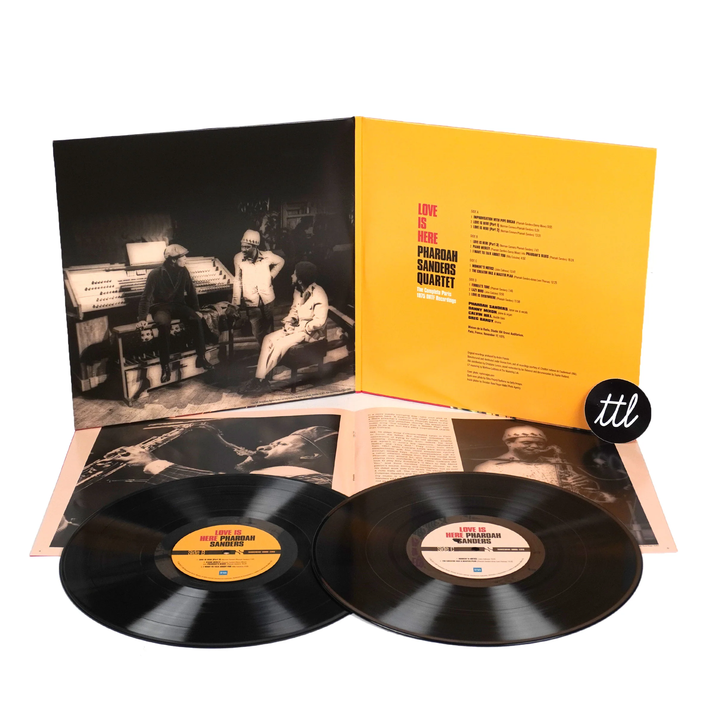 Pharoah Sanders: Love Is Here - The Complete Paris 1975 ORTF Recordings Vinyl 2LP - Image 2