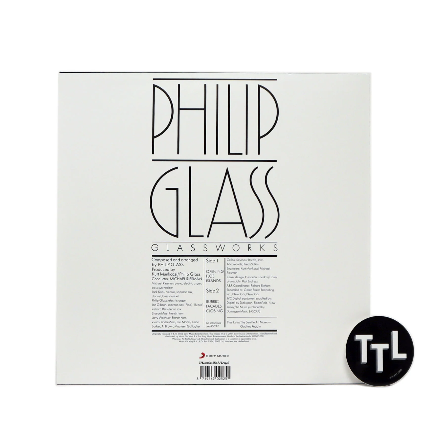 Philip Glass: Glassworks (Music On Vinyl 180g, Colored Vinyl) Vinyl LP - Image 3