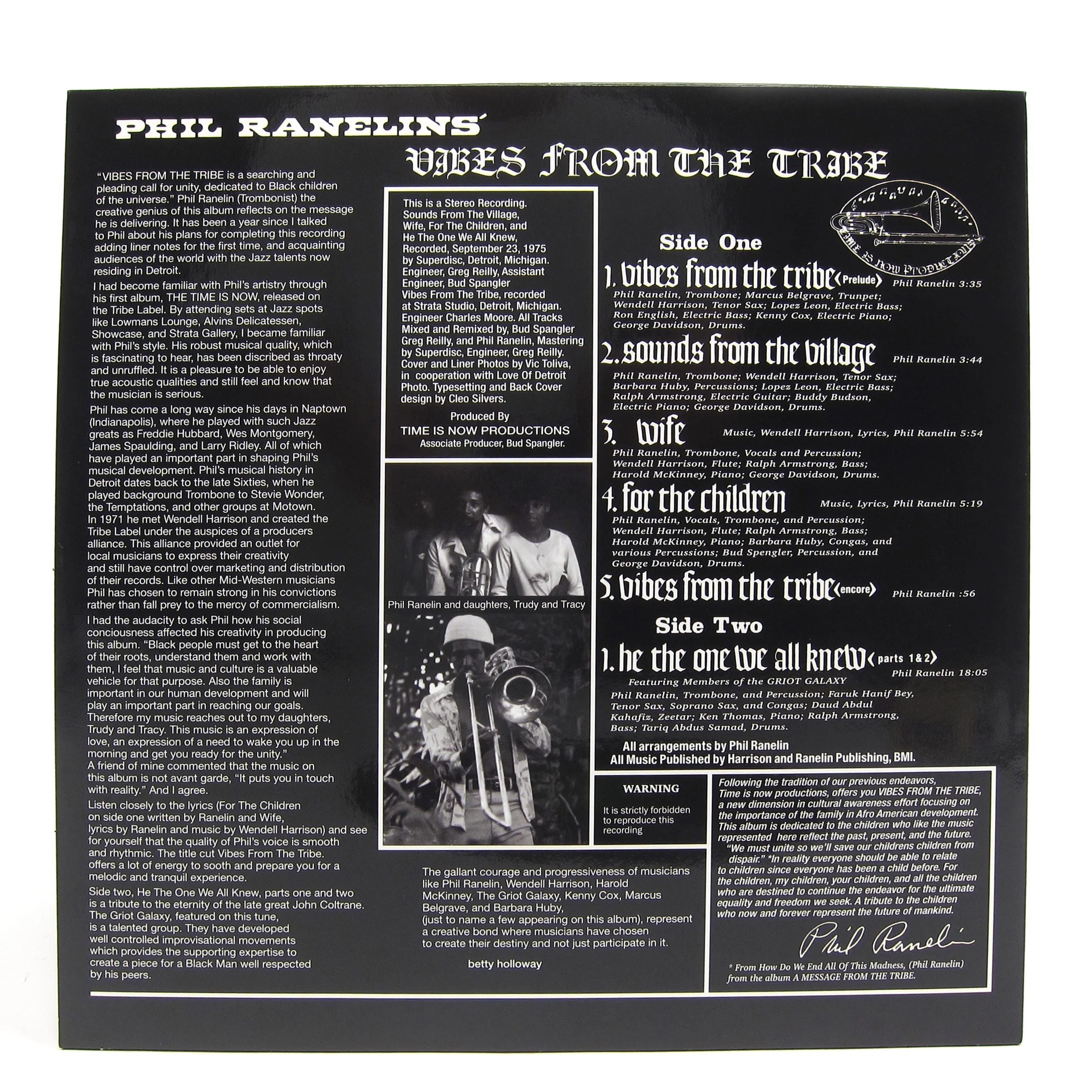 Phil Ranelin: Vibes From The Tribe (180g) Vinyl LP - Image 2