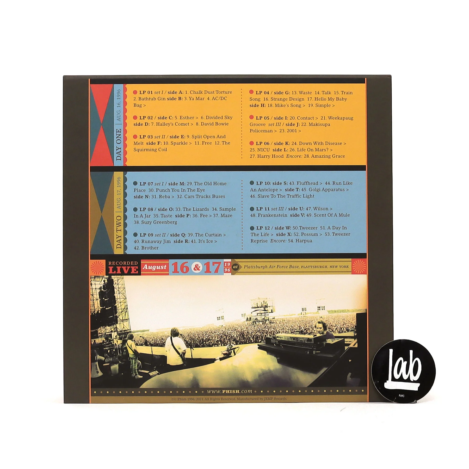 Phish: The Clifford Ball 25th Anniversary (Colored Vinyl) Vinyl 12LP Boxset - Image 4