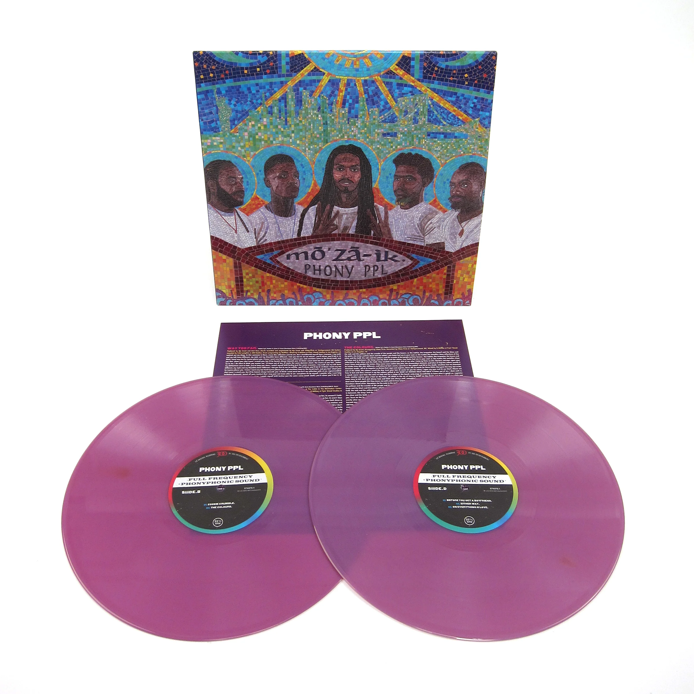 Phony Ppl: mo'za-ik. (Colored Vinyl) Vinyl 2LP - Image 2
