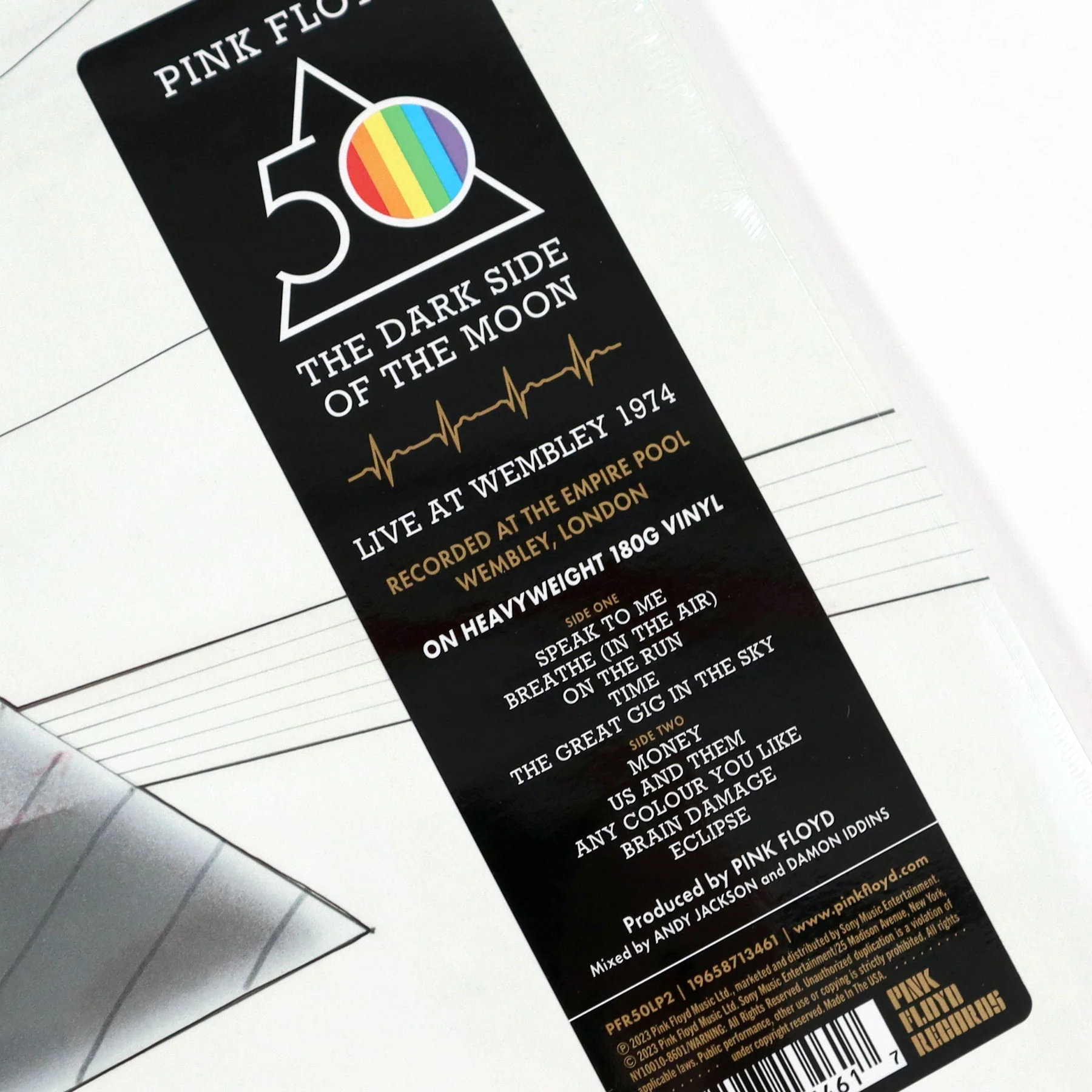Pink Floyd: The Dark Side Of The Moon - Live At Wembley, London 1974 (180g) Vinyl LP - Image 5