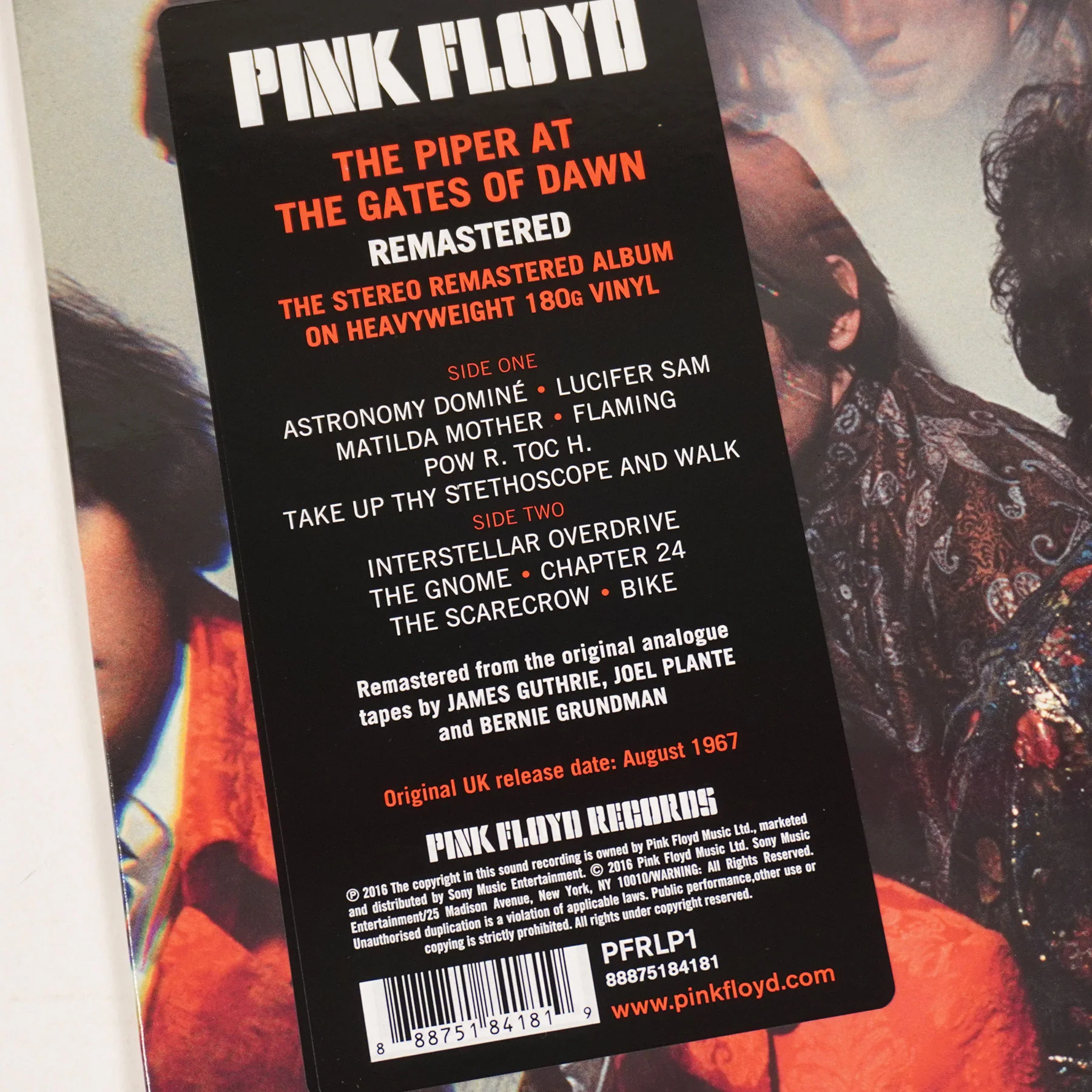 Pink Floyd: The Piper At The Gates Of Dawn (180g, Stereo) Vinyl LP - Image 3