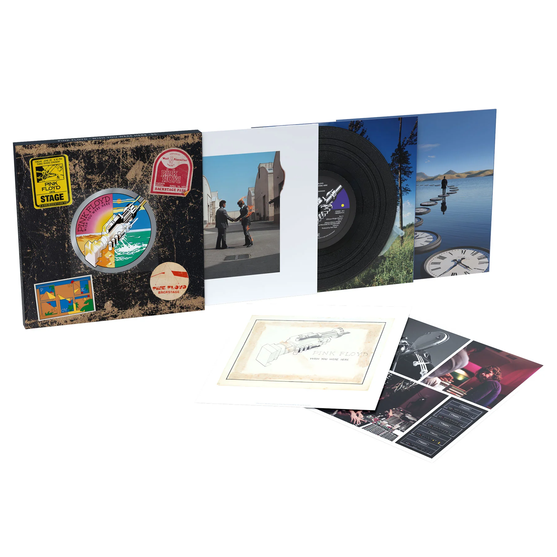 Pink Floyd: Wish You Were Here - 50th Anniversary Edition (180g) Vinyl 3LP - Image 2