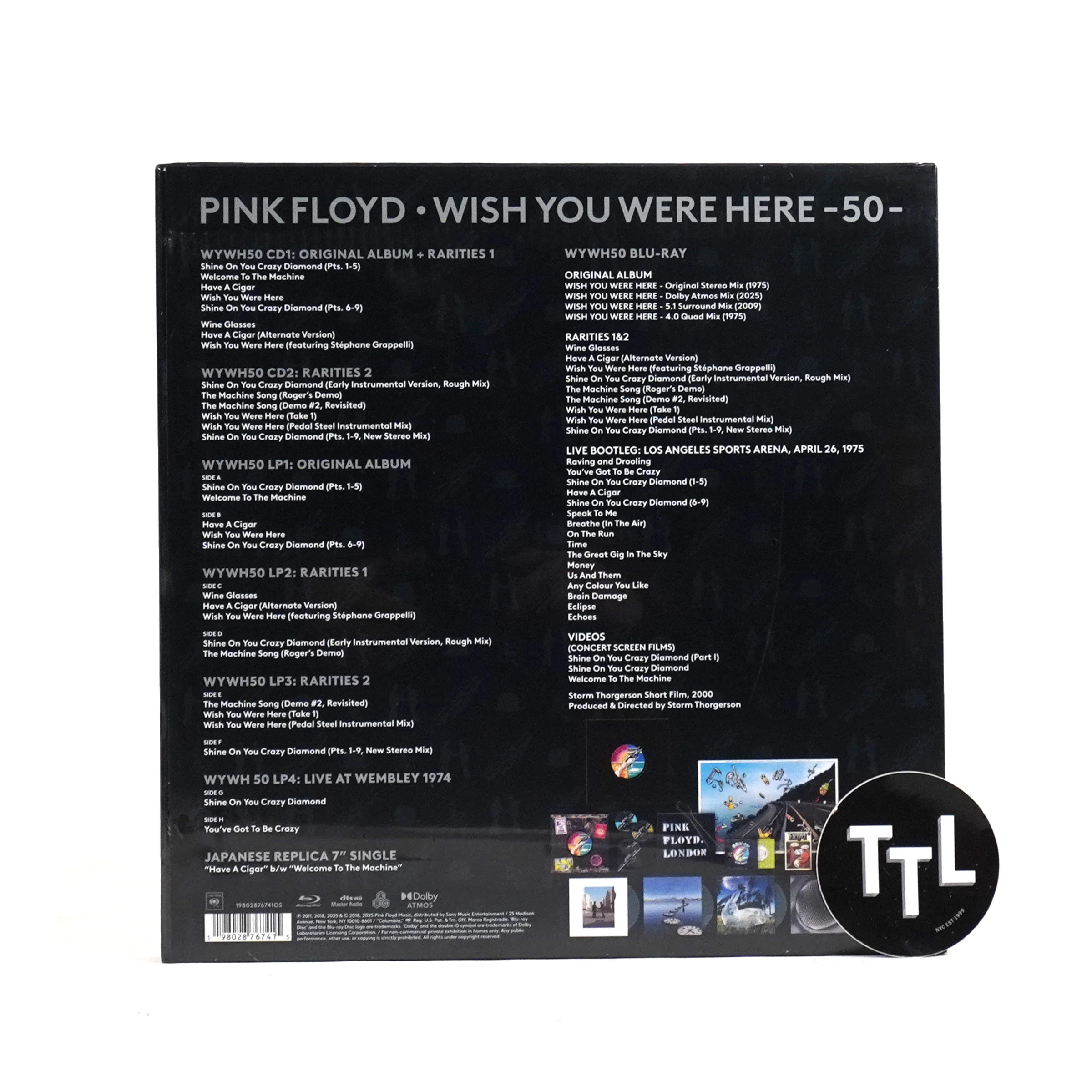 Pink Floyd: Wish You Were Here - 50th Anniversary (Colored Vinyl) Vinyl 4LP+CD Boxset - Image 5