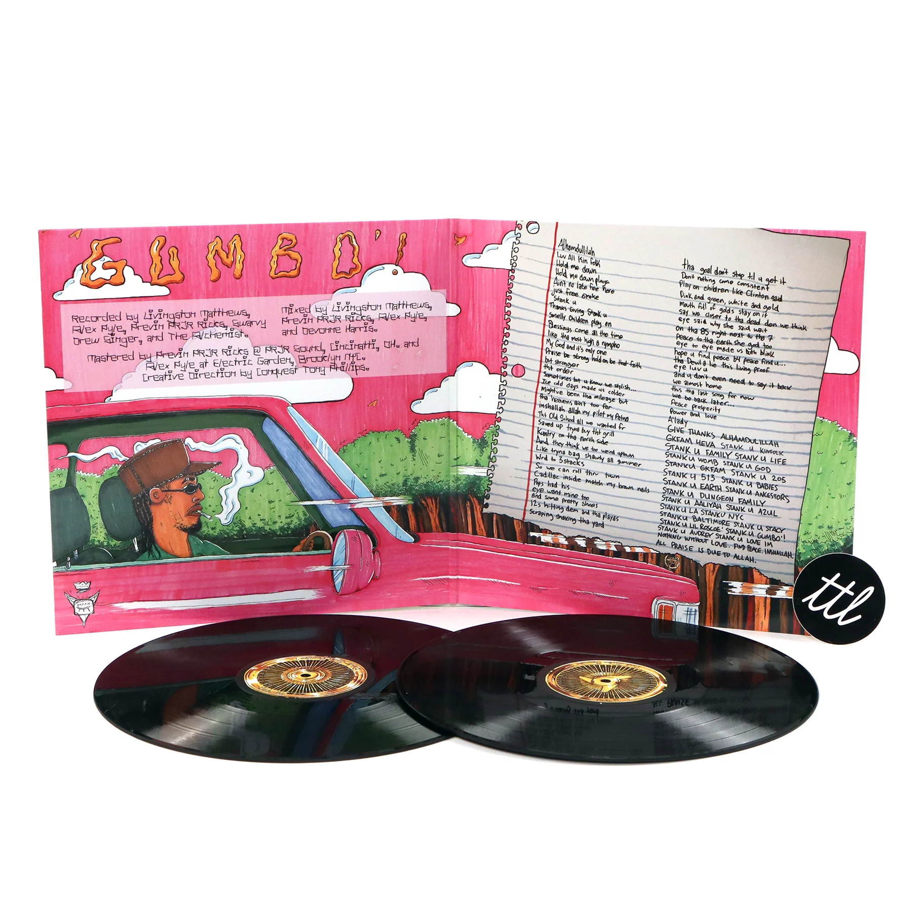 Pink Siifu: Gumbo'! Vinyl 2LP - Image 2
