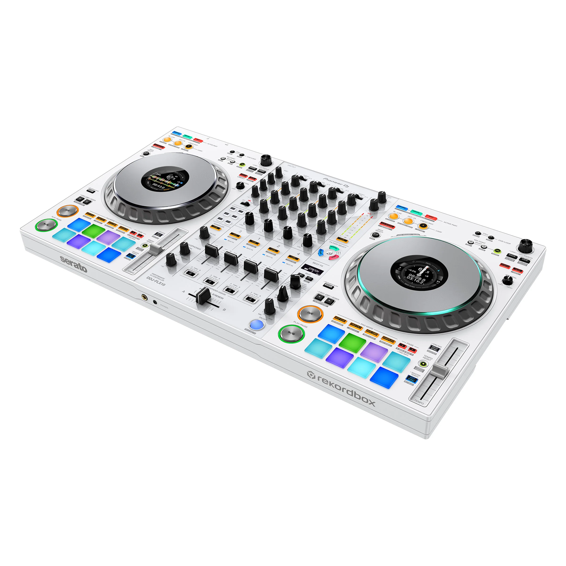 Pioneer DJ: DDJ-FLX10-W DJ Controller - Limited Edition White - Image 2