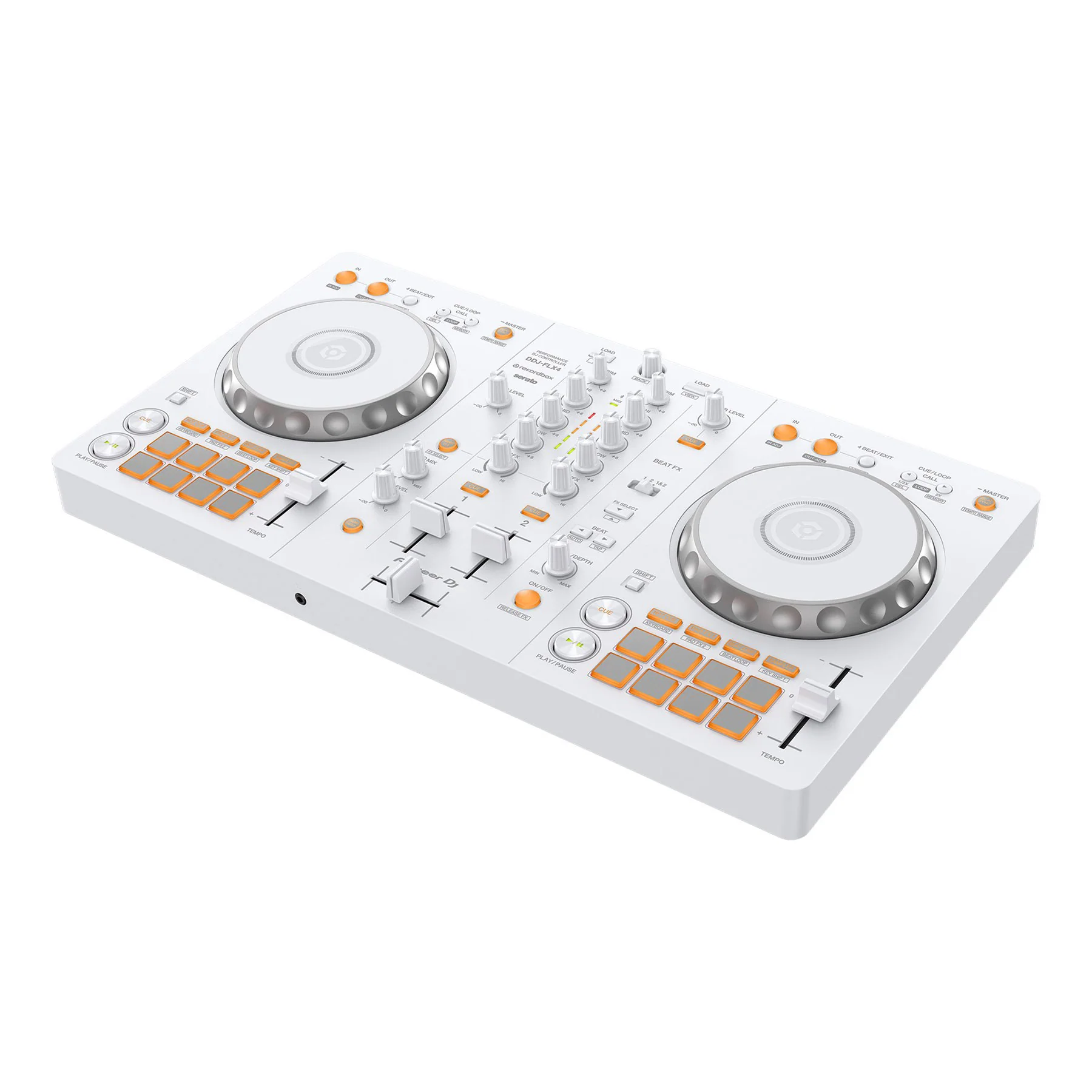 Pioneer DJ: DDJ-FLX4 DJ Controller - Limited Edition White - Image 2