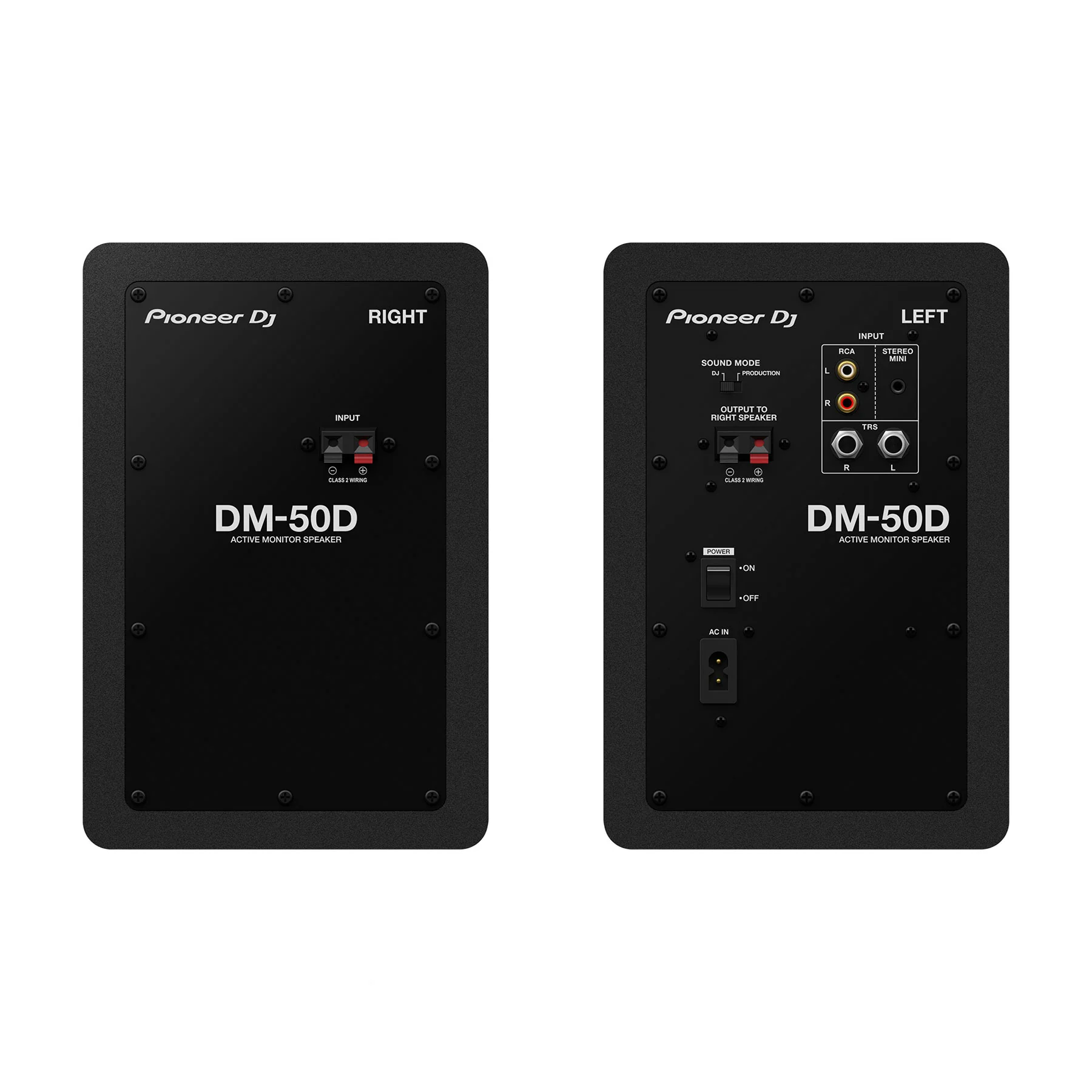 Pioneer DJ: DM-50D 5" Active Monitor Speakers - Black (Pair) - Image 3