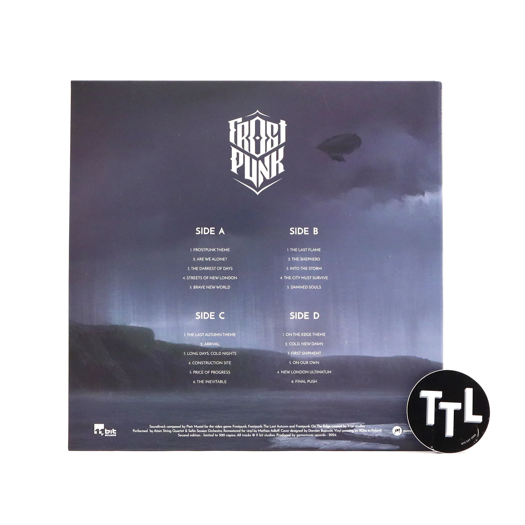 Piotr Musial: Frostpunk Complete Soundtrack (180g, Colored Vinyl) Vinyl 2LP - Image 3