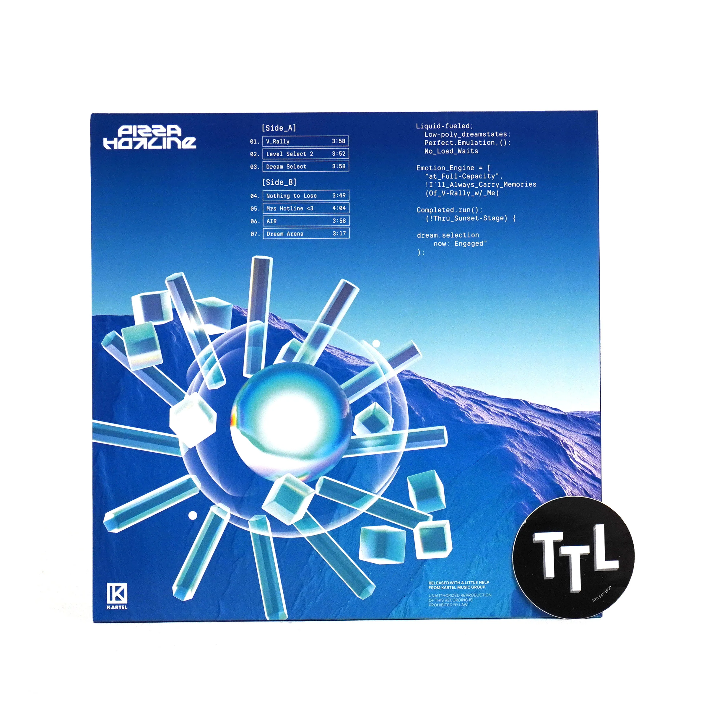 Pizza Hotline: Dream Select (Indie Exclusive Teal Colored Vinyl) Vinyl LP - Image 3