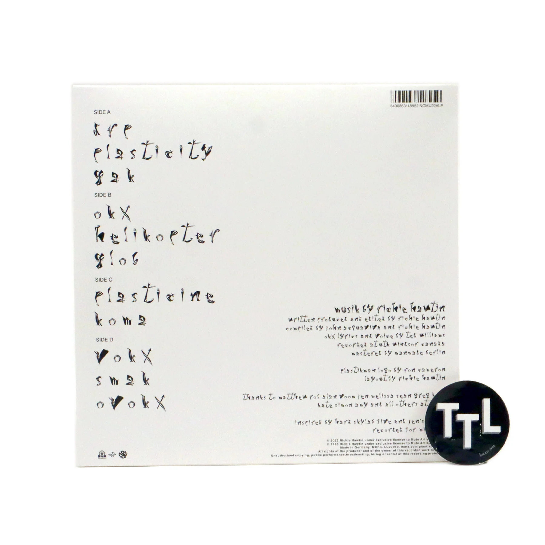 Plastikman: Sheet One Vinyl 2LP - Image 3