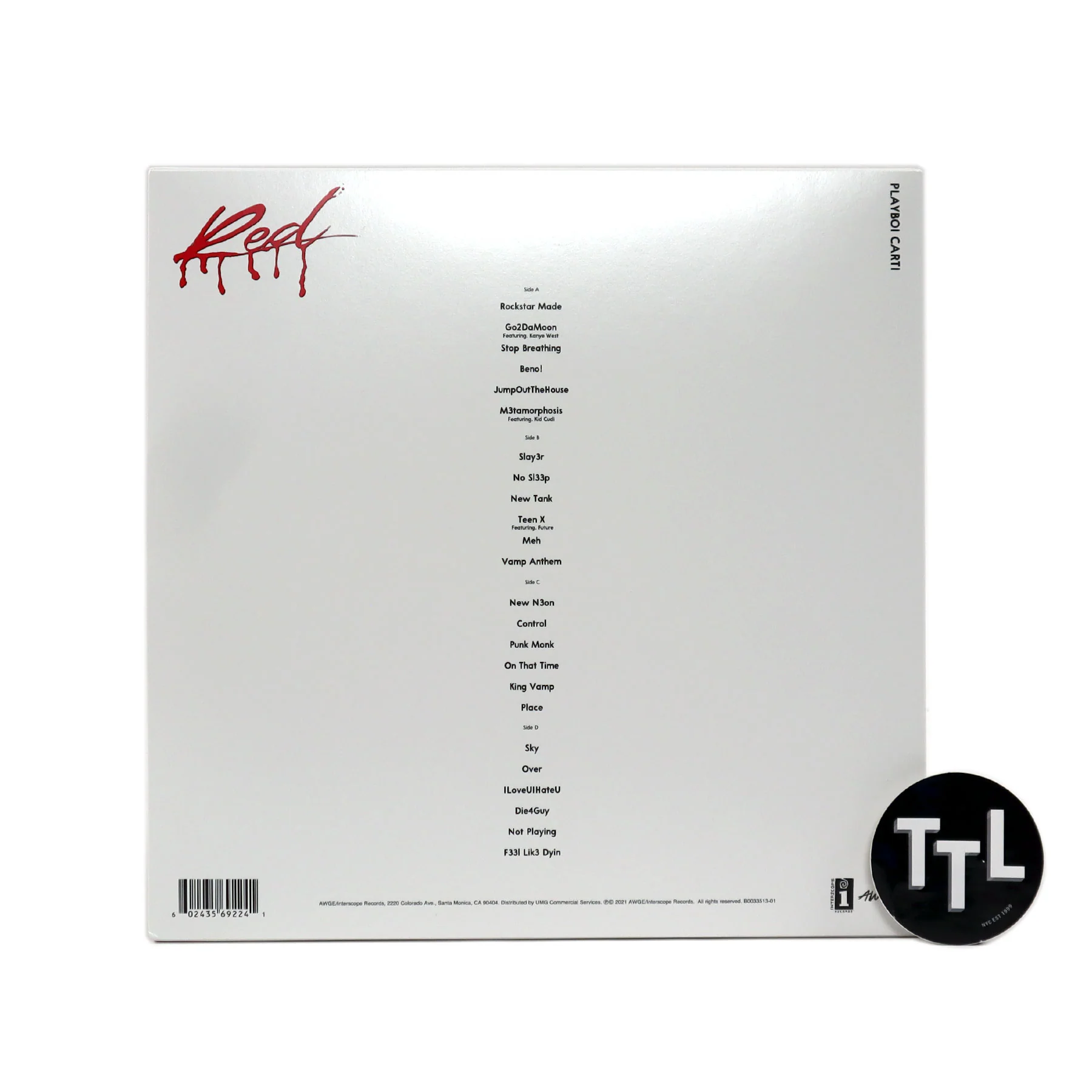 Playboi Carti: Whole Lotta Red Vinyl 2LP - Image 3
