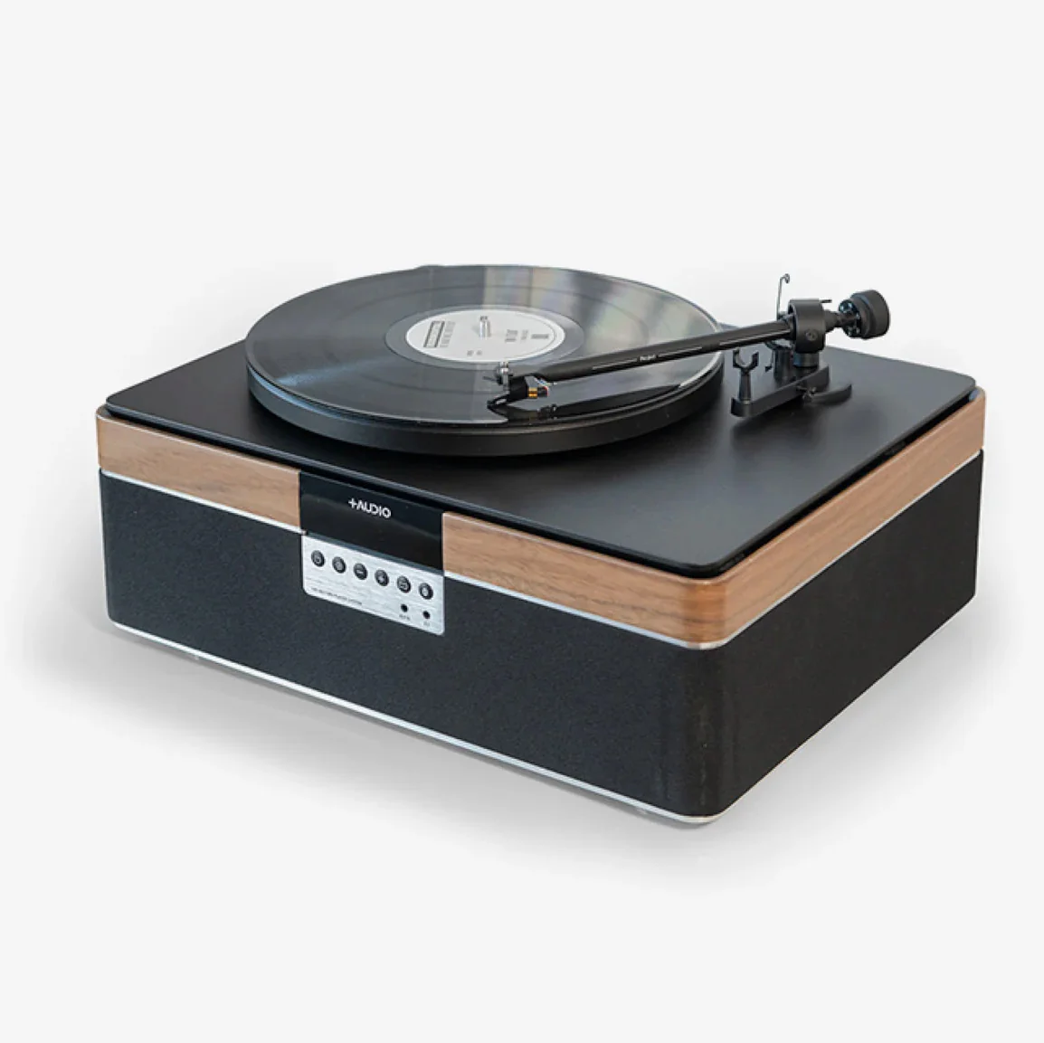 Plus Audio: The +Record Player Turntable + Integrated Audio System w/ Bluetooth - Image 2