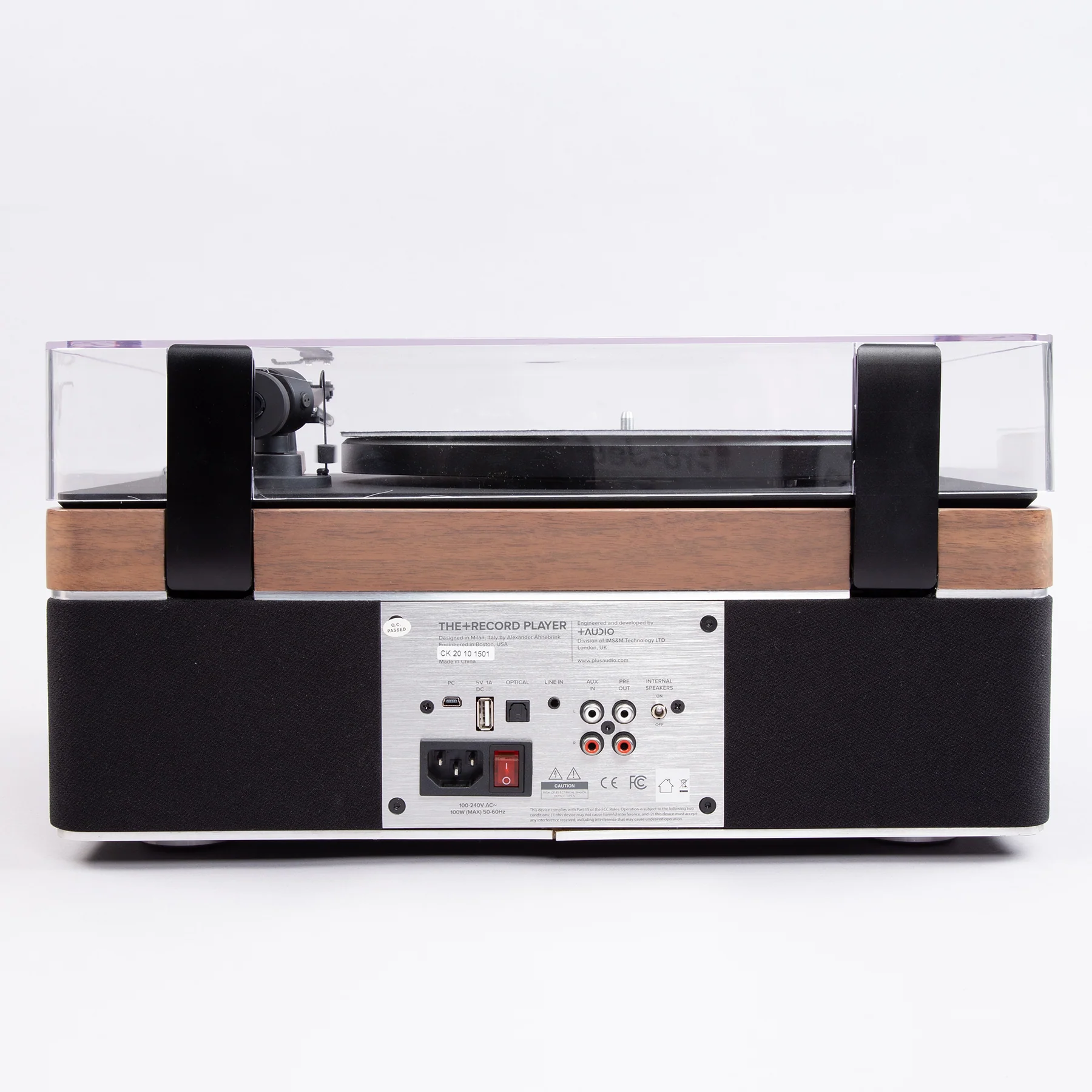 Plus Audio: The +Record Player Turntable + Integrated Audio System w/ Bluetooth - Image 3