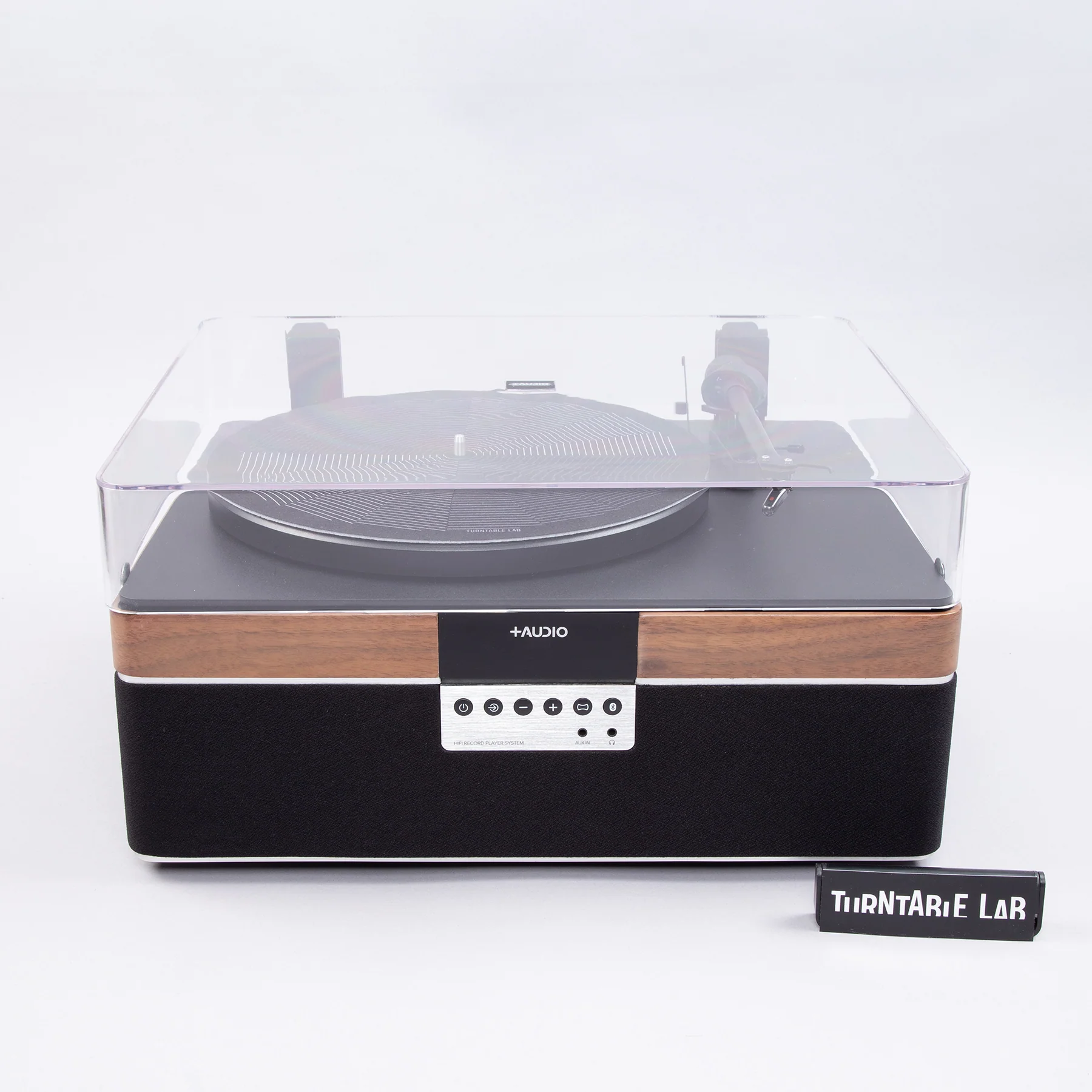 Plus Audio: The +Record Player Turntable + Integrated Audio System w/ Bluetooth - Image 5