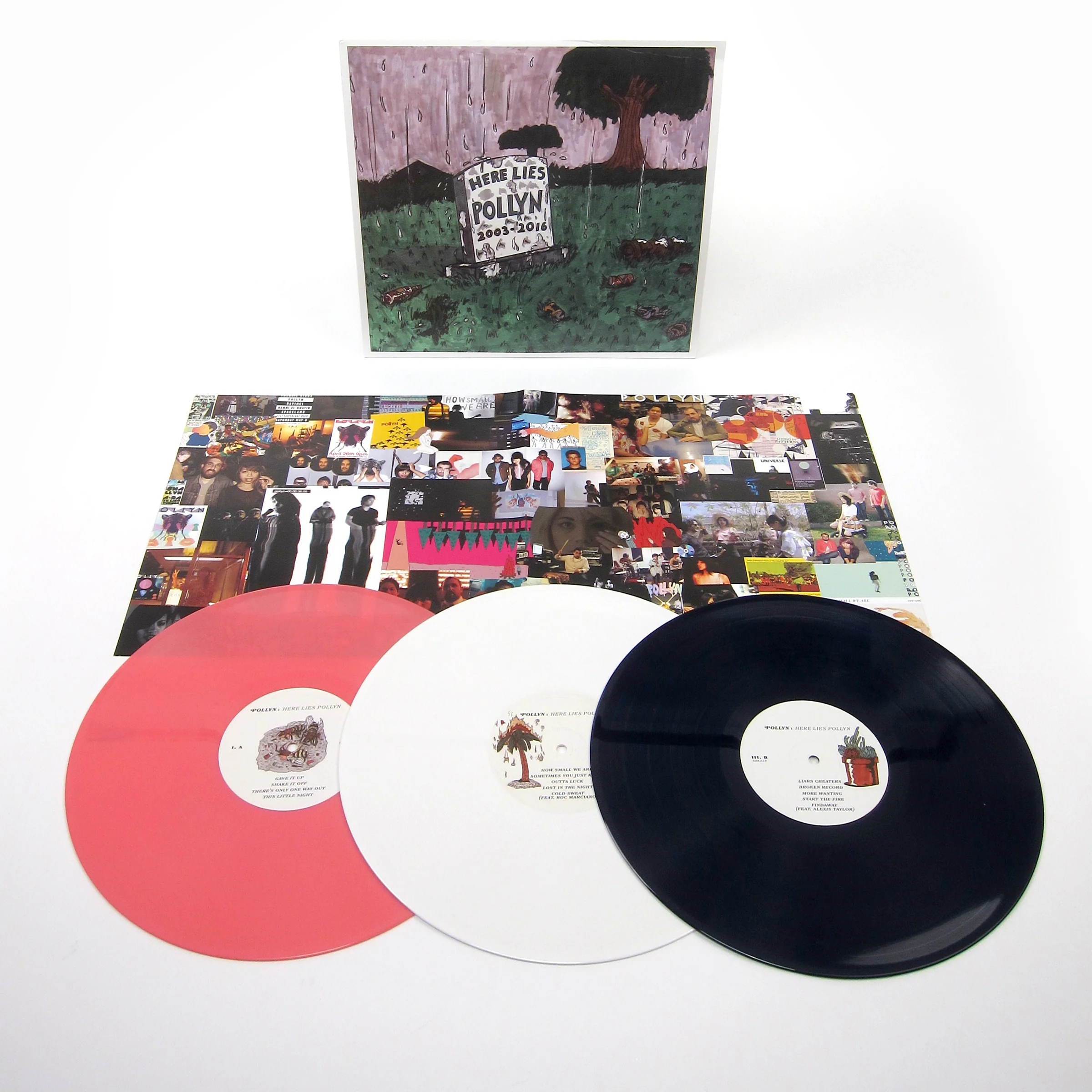 Pollyn: Here Lies Pollyn 2003-2016 3LP+Bonus 12" (Colored Vinyl, Moodymann Remixes) - Image 2