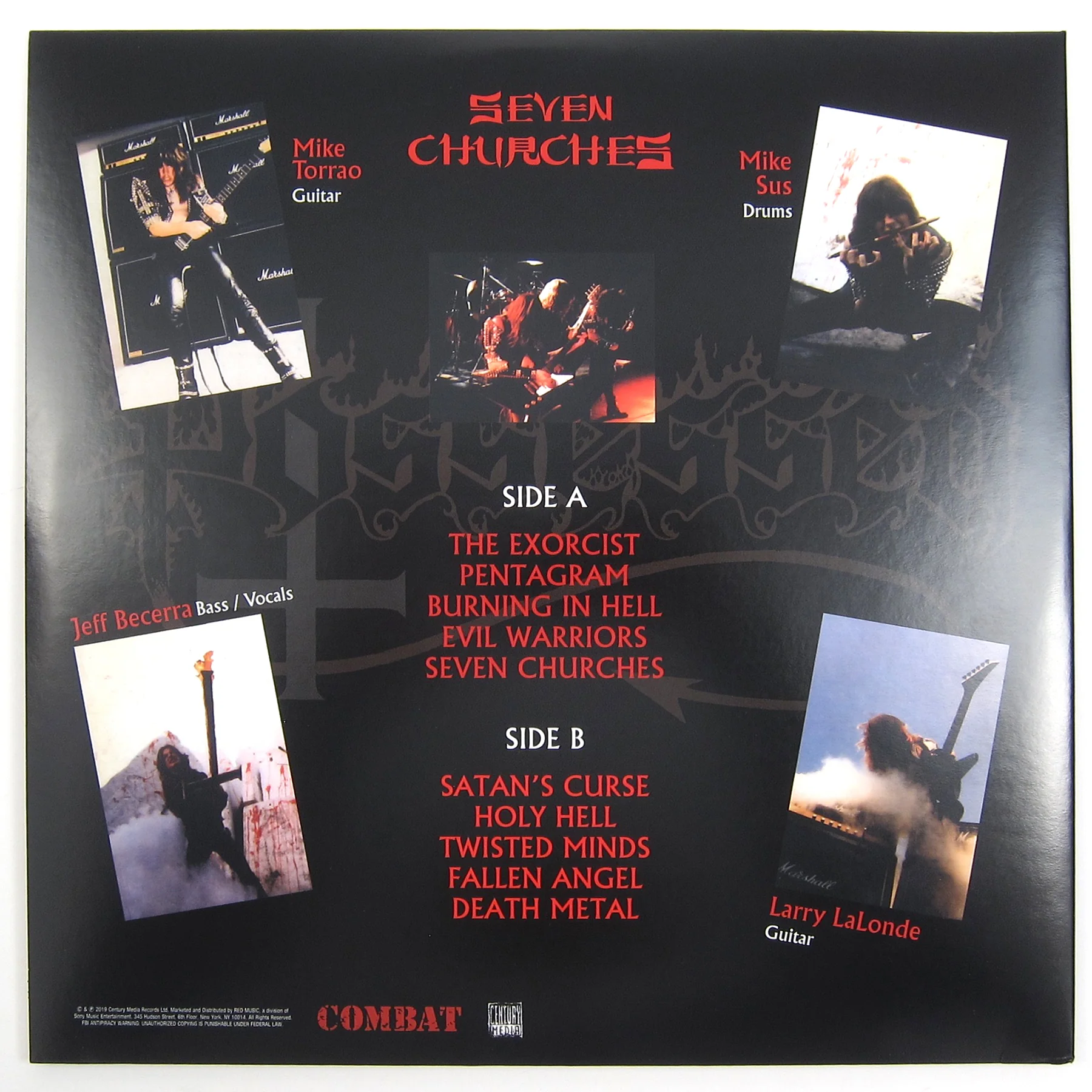 Possessed: Seven Churches (180g, Colored Vinyl) Vinyl LP - Image 3