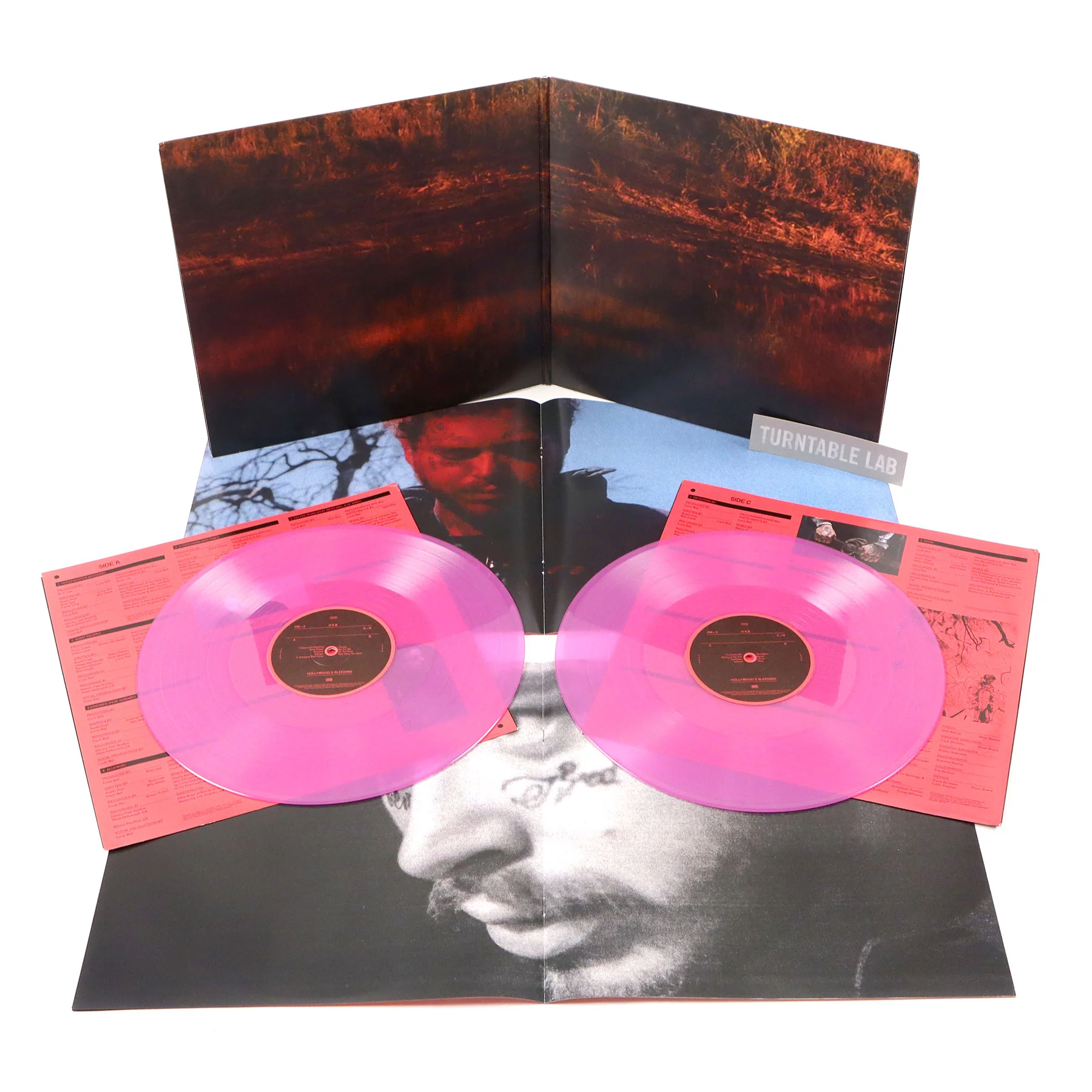 Post Malone: Hollywood's Bleeding (Pink Colored Vinyl) Vinyl 2LP - Image 2