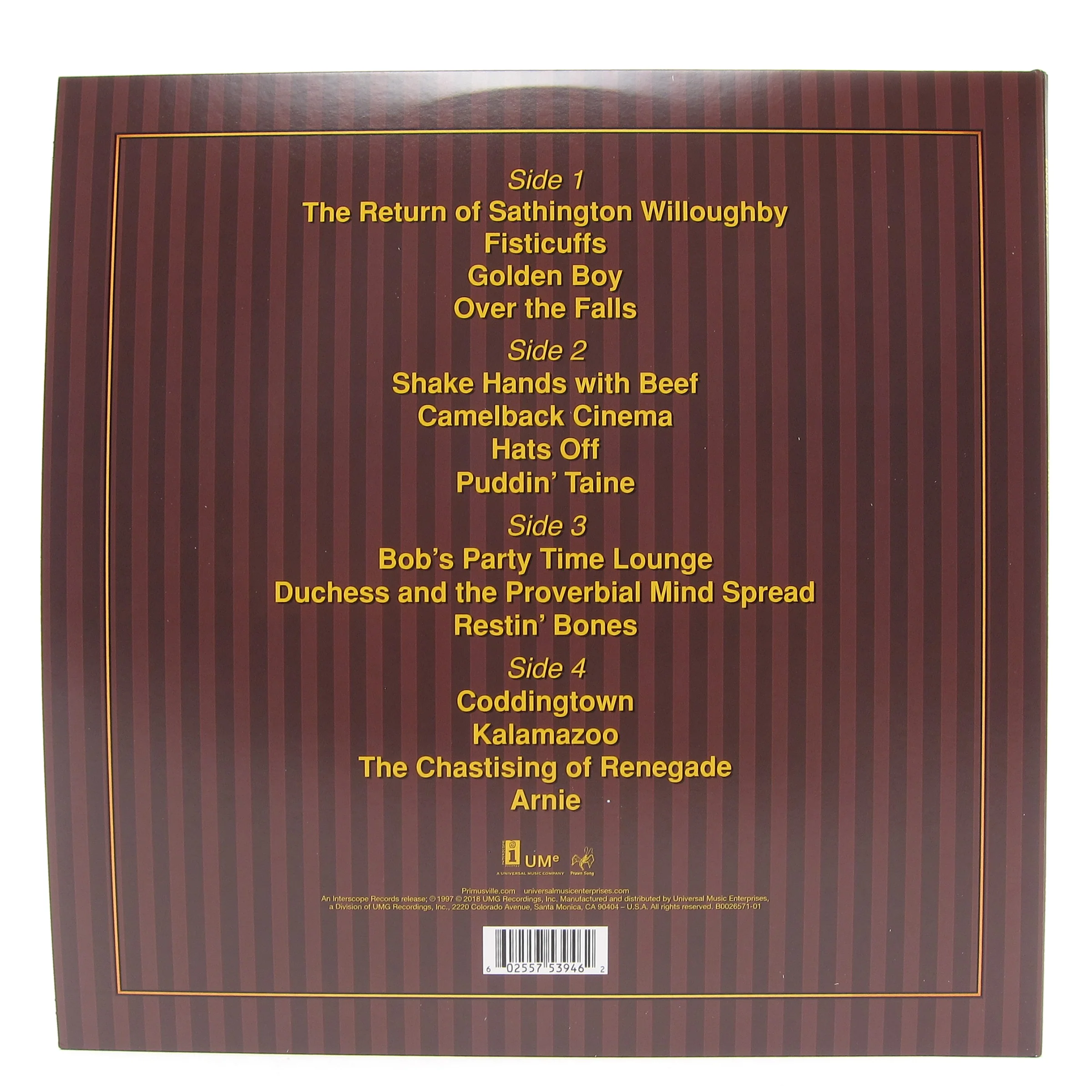 Primus: Brown Album Vinyl 2LP - Image 3