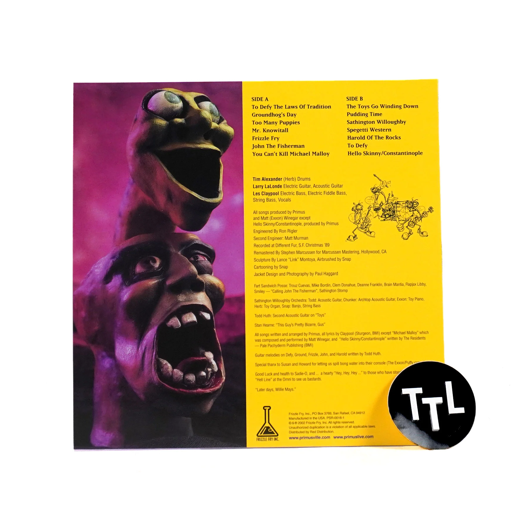 Primus: Frizzle Fry (Split Colored Vinyl) Vinyl LP - Image 3