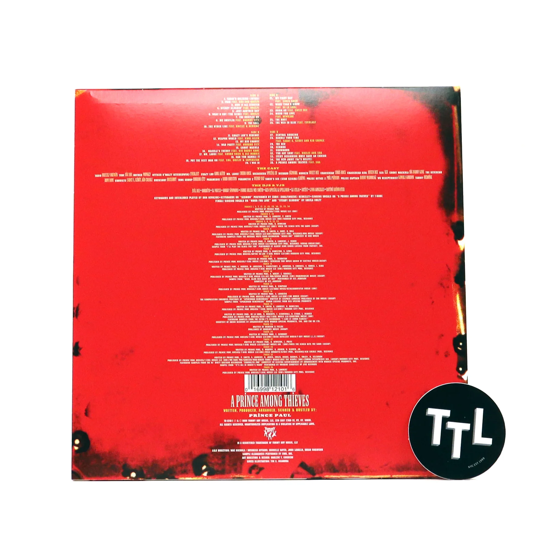 Prince Paul: A Prince Among Thieves (Colored Vinyl) Vinyl 2LP - Image 3